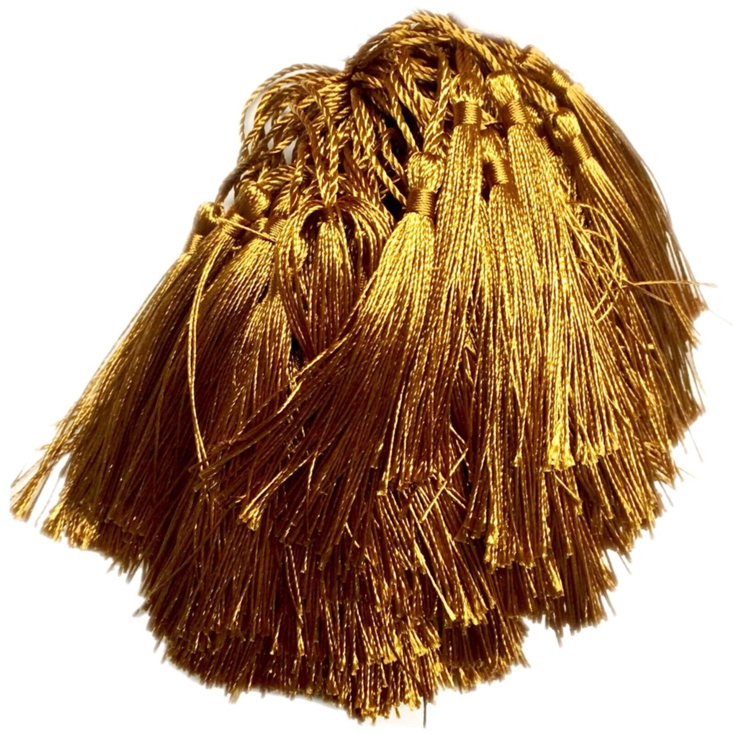 10x Satin Feel Colourful 13cm Tassels for Jewellery or Craft Making