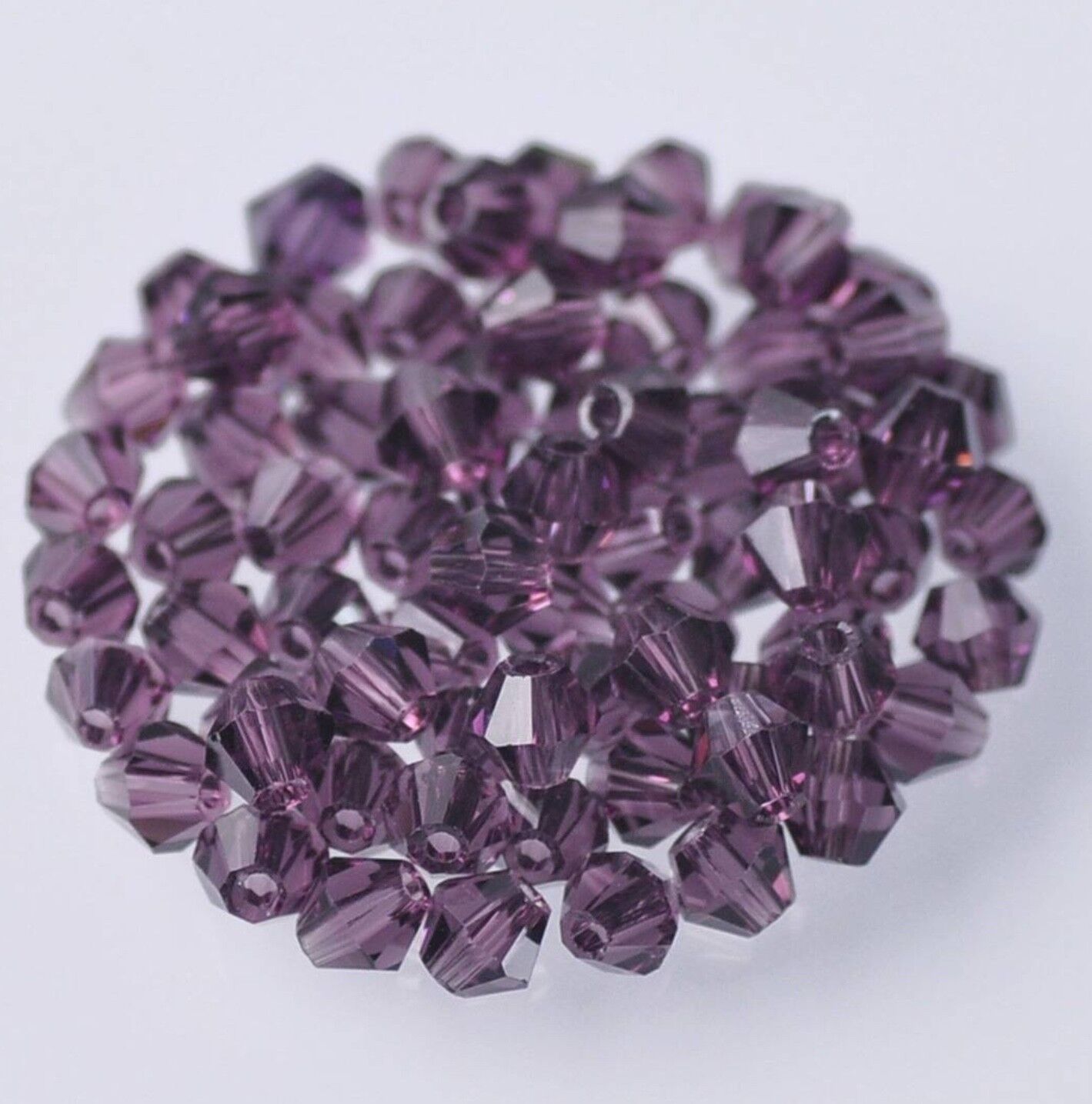 200x Bicone Crystal 4mm Beads RMAA - Choose Your Colour