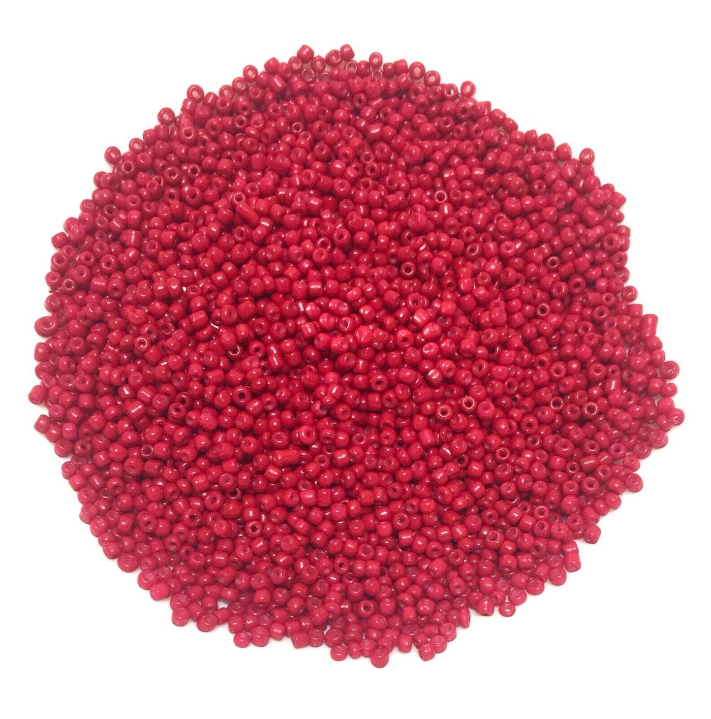 3000+ Glass 2mm Seed Beads Opaque - Pick your Colour