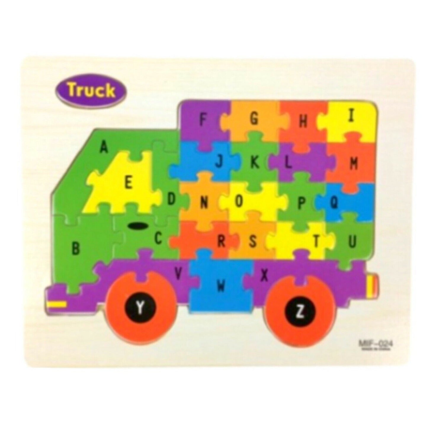 Wooden Vehicle Jigzaw Puzzle - Choose from Aeroplane, Ship, Truck or Tractor