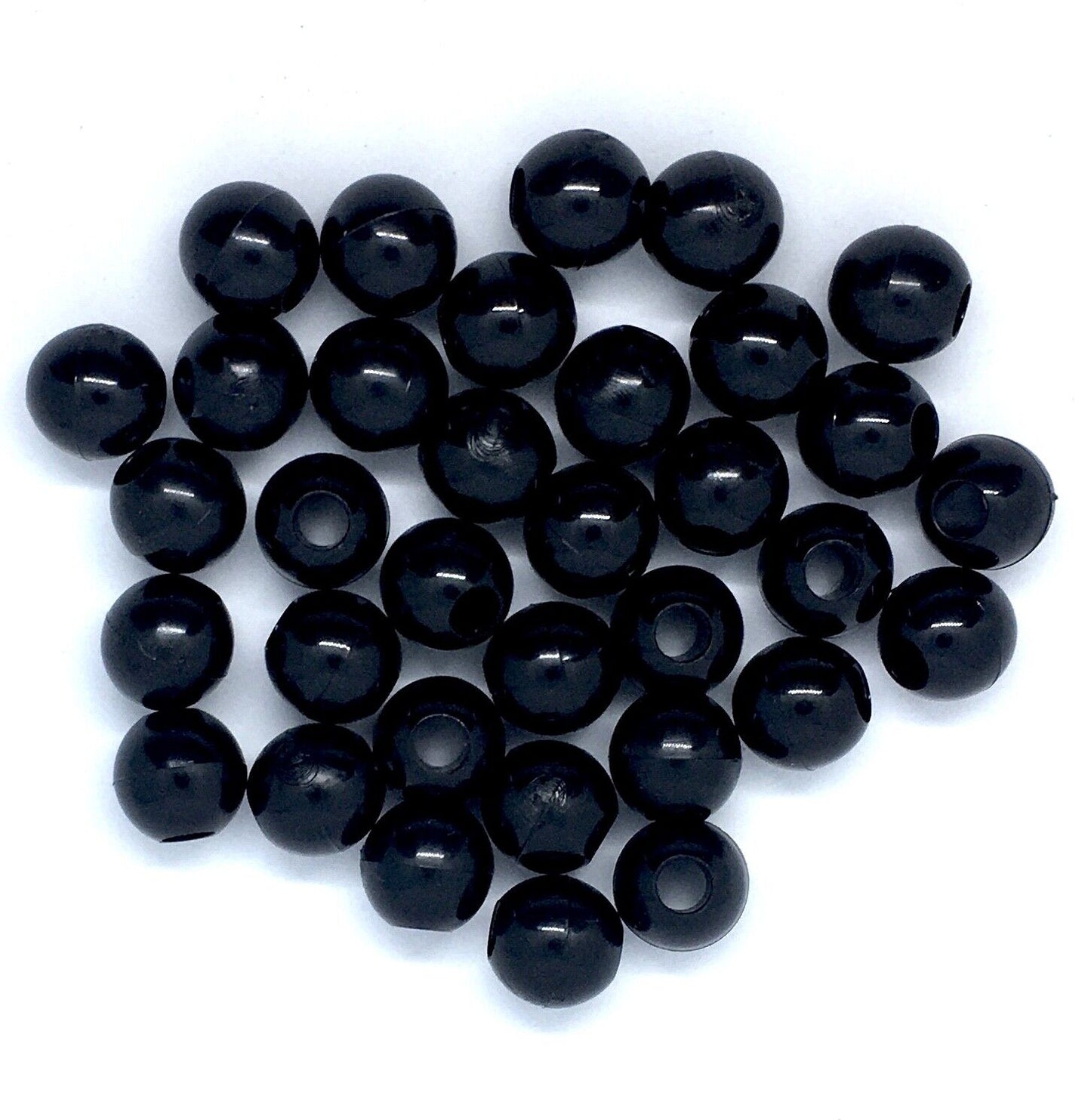 100x Large Hole 13mmx9mm Acrylic Beads - Choose your Colour