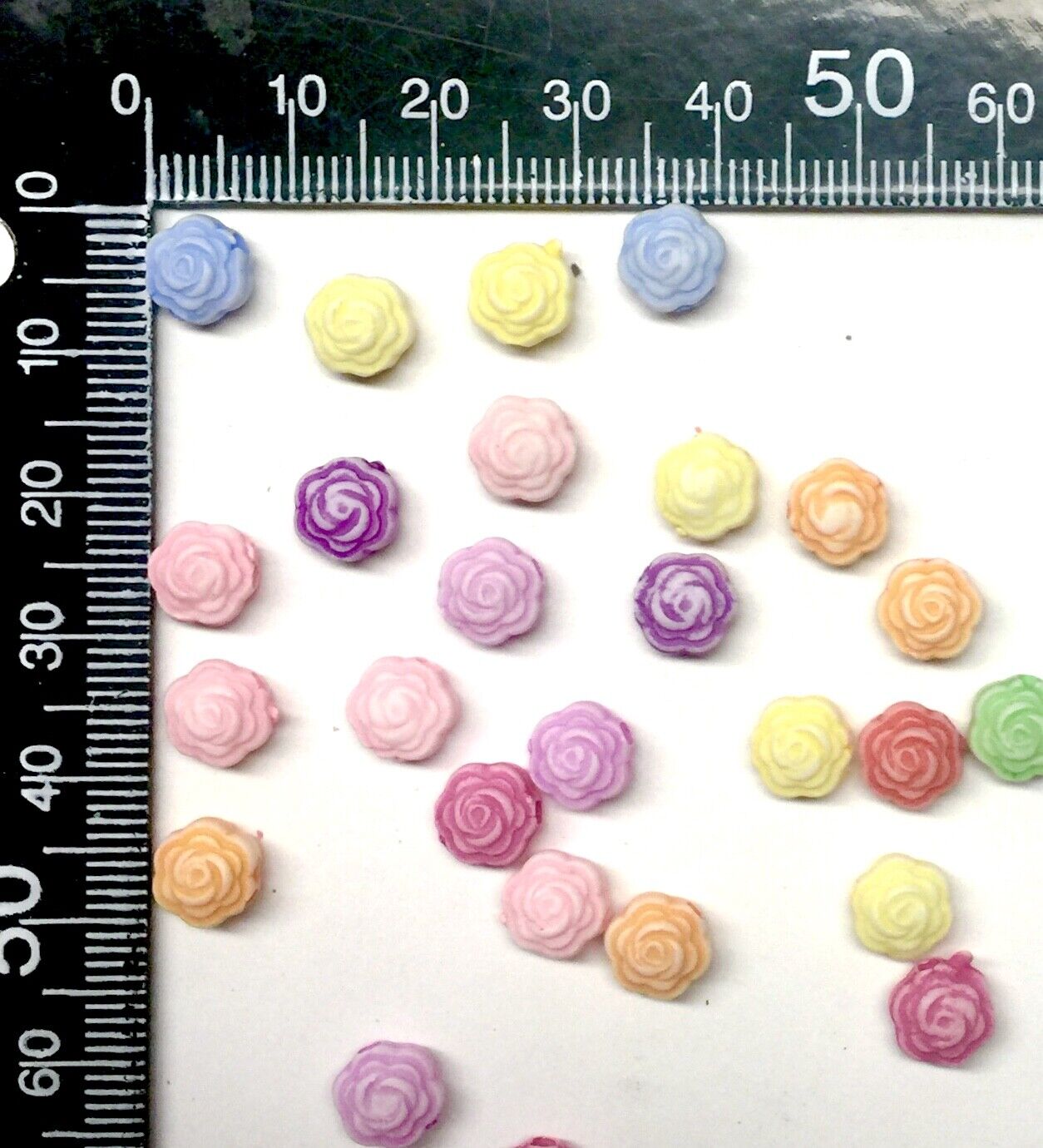 150x Flower Acrylic Beads - Pick Your Style