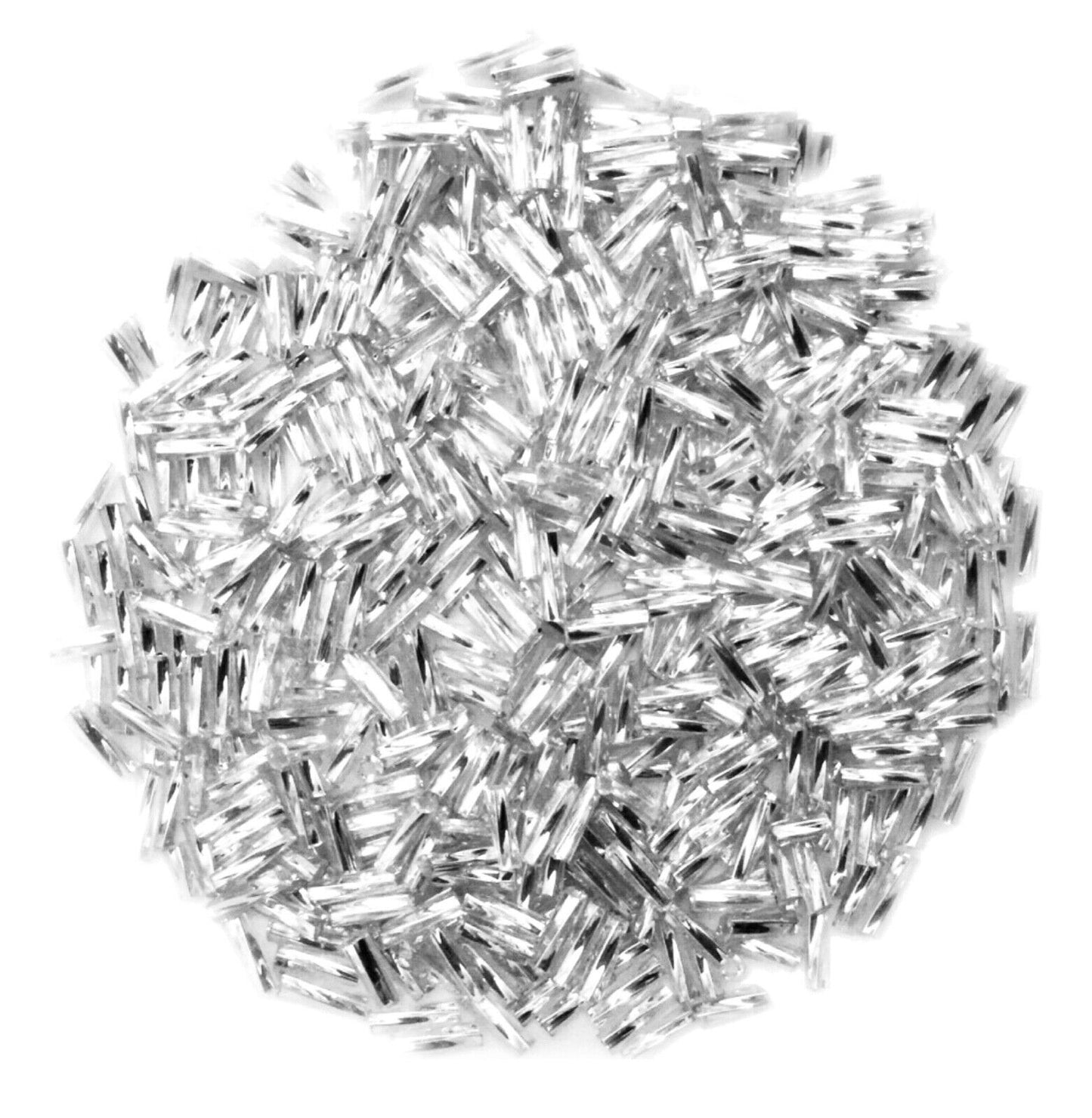 650+ Twisted Spiral 6mm Bugle Tube Glass Seed Beads - Pick Your Colour