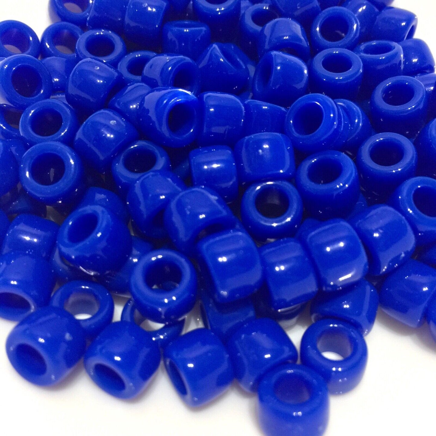 100x Smooth No Joint No Lines High Quality Pony Beads - Choose Your Colour