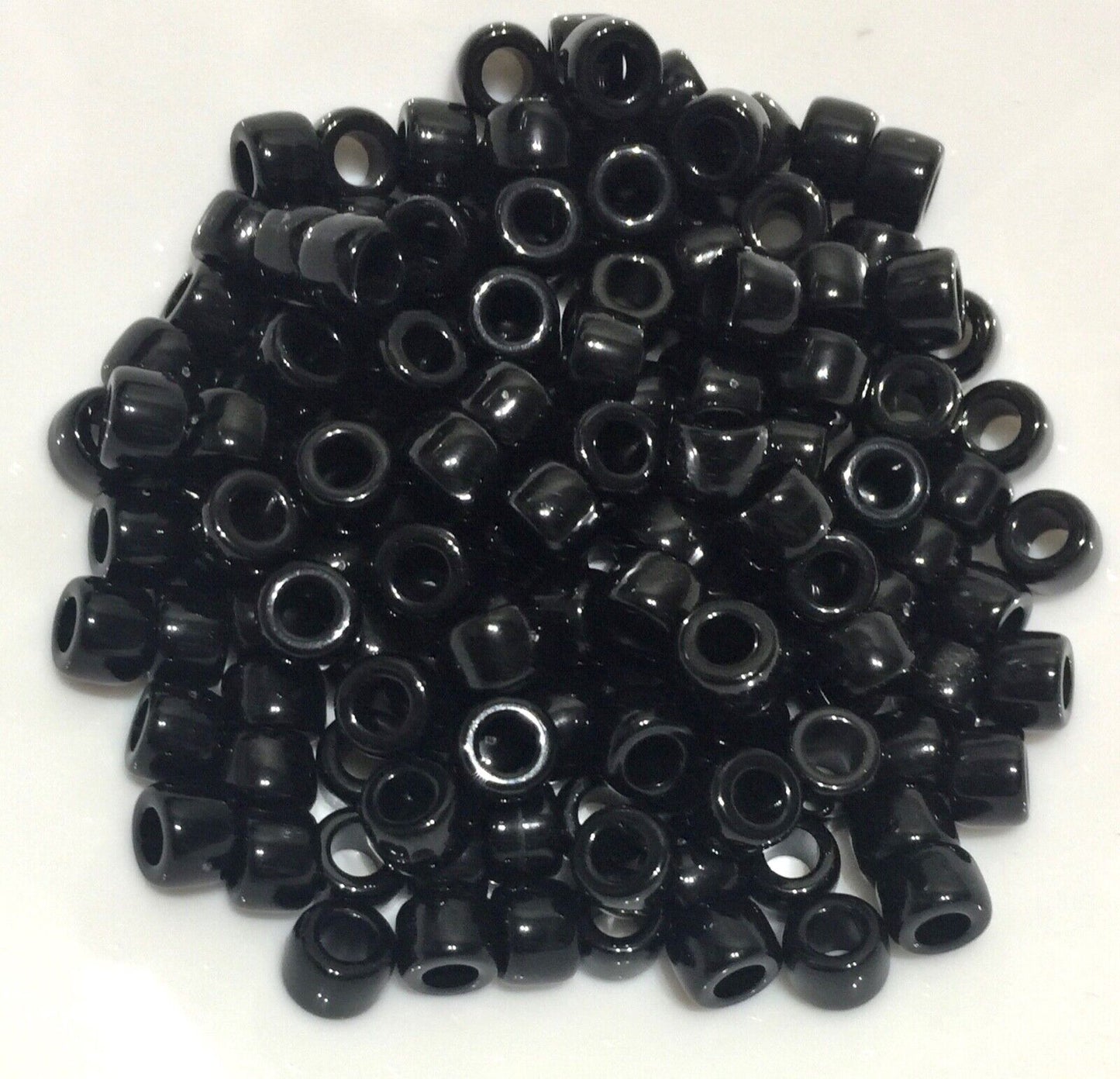 100x Smooth No Joint No Lines High Quality Pony Beads - Choose Your Colour