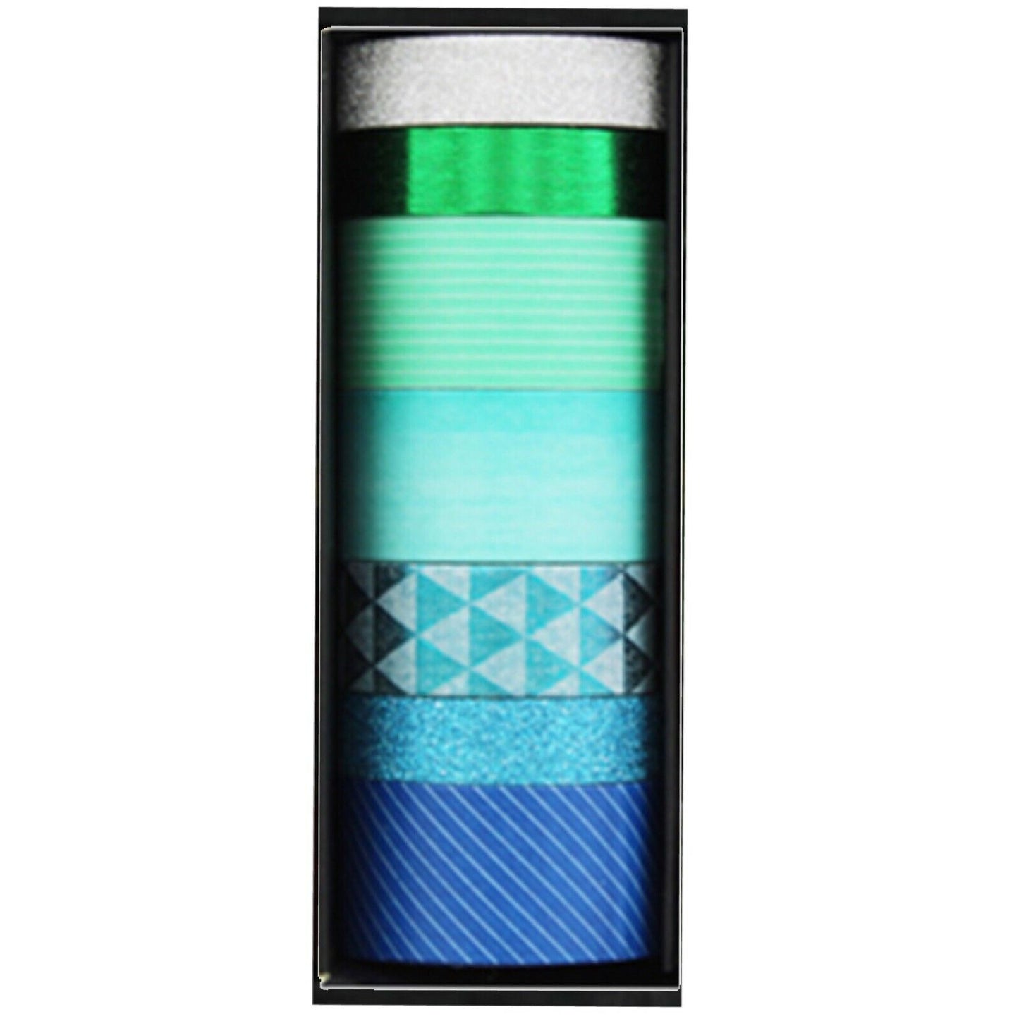8x Roll Multi Colour Mix Sizes Mix Design Patterned Washi Tape