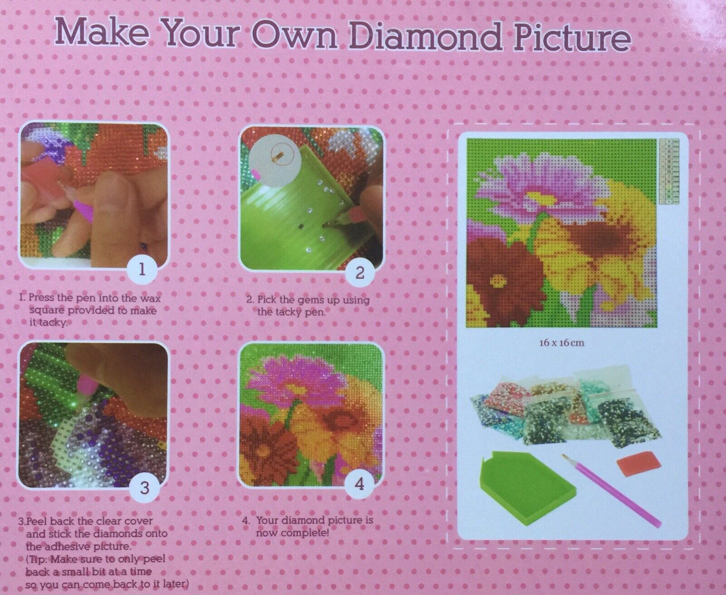 Crystal Creation Resin Diamond Art Embroidery DIY Box Kit