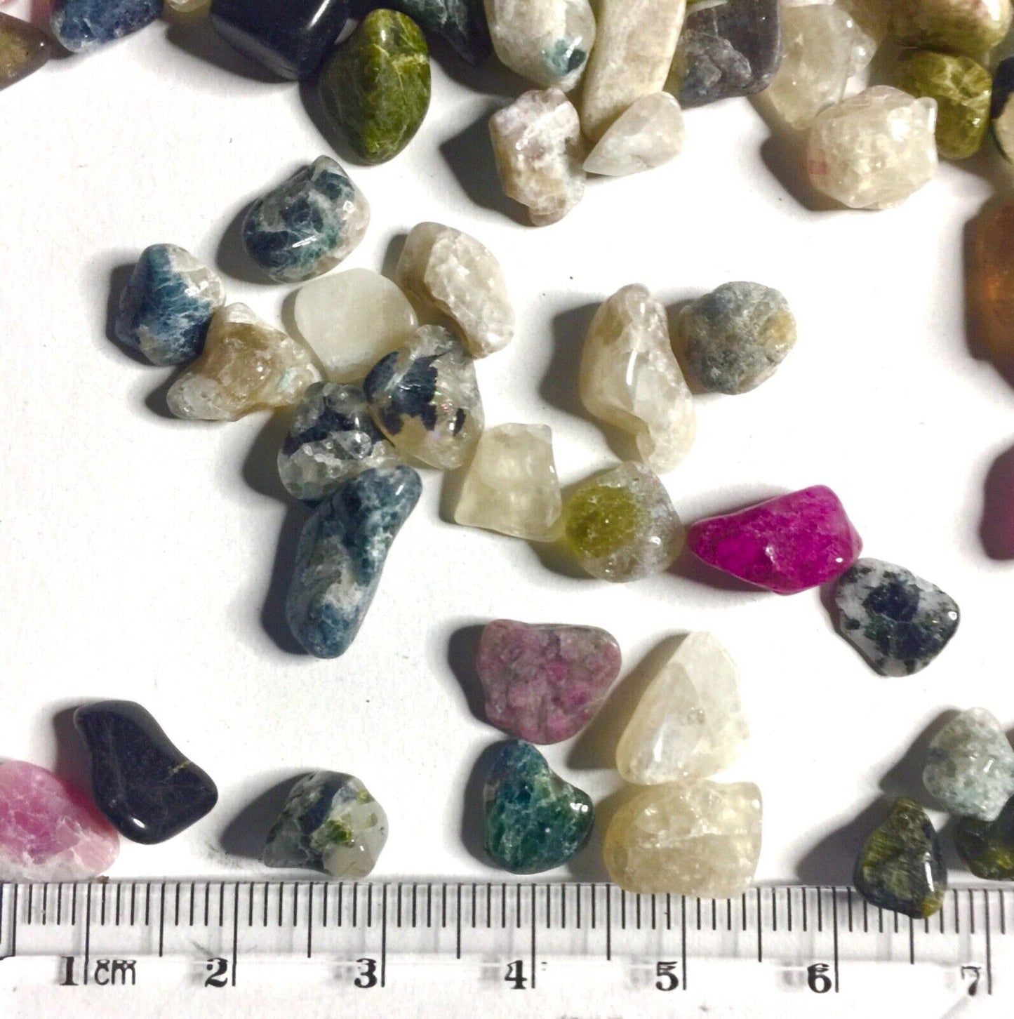 40g Natural Stone Gemstone Crystal 4mm-20mm Chips Nuggets No Holes