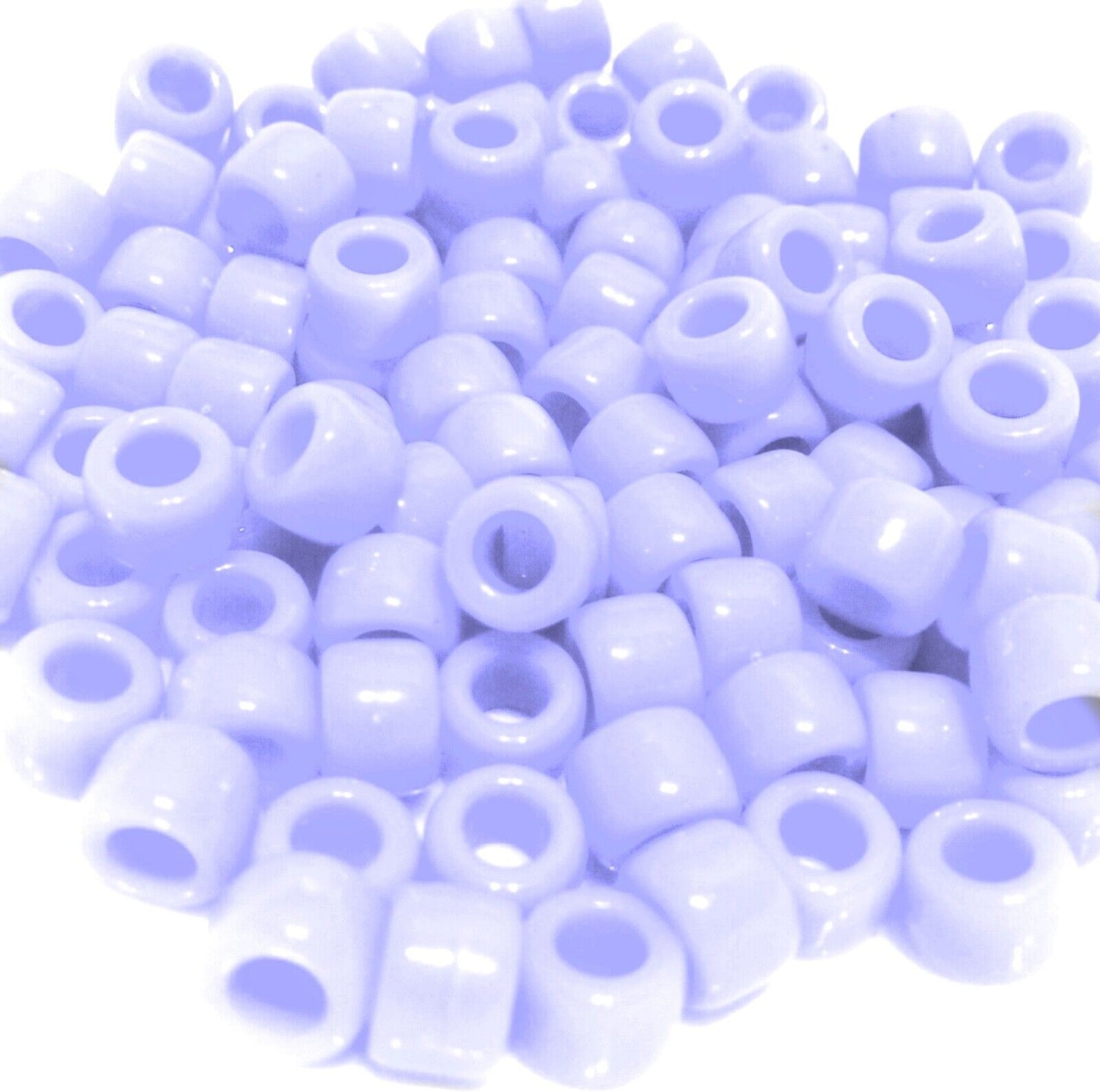 100x Smooth No Joint No Lines High Quality Pony Beads - Choose Your Colour