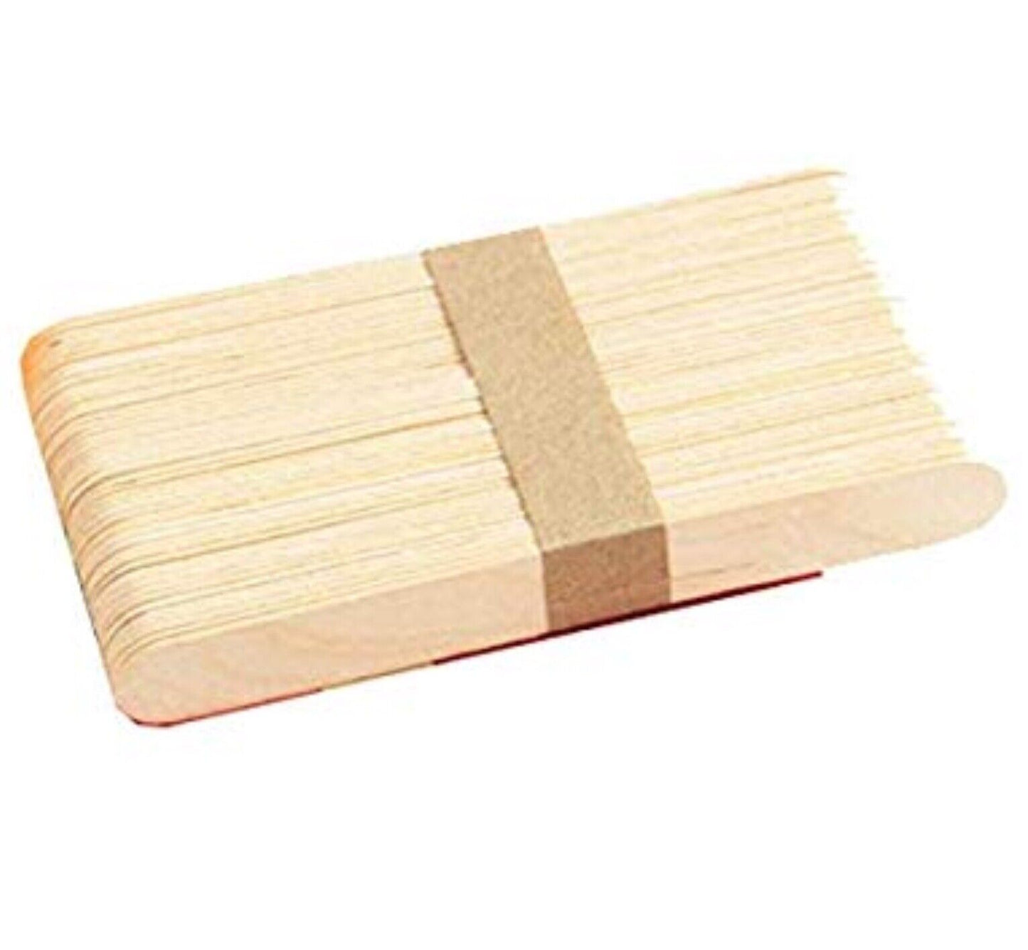 50x Wooden Popsicle Craft Stick - Pick Your Colour