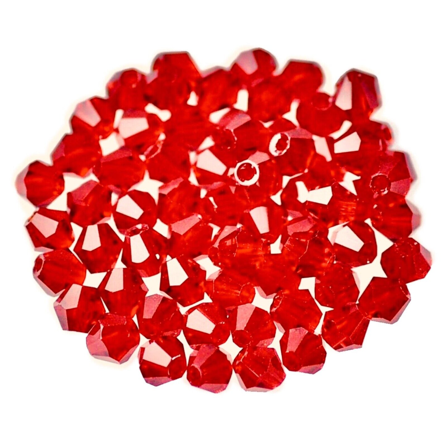 200x Bicone Crystal 4mm Beads RMAA - Choose Your Colour