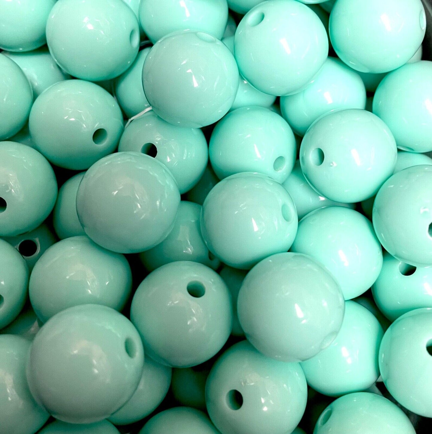12x Solid Chunky Large 16mm GumBall Candy Bubble Gum Acrylic Beads