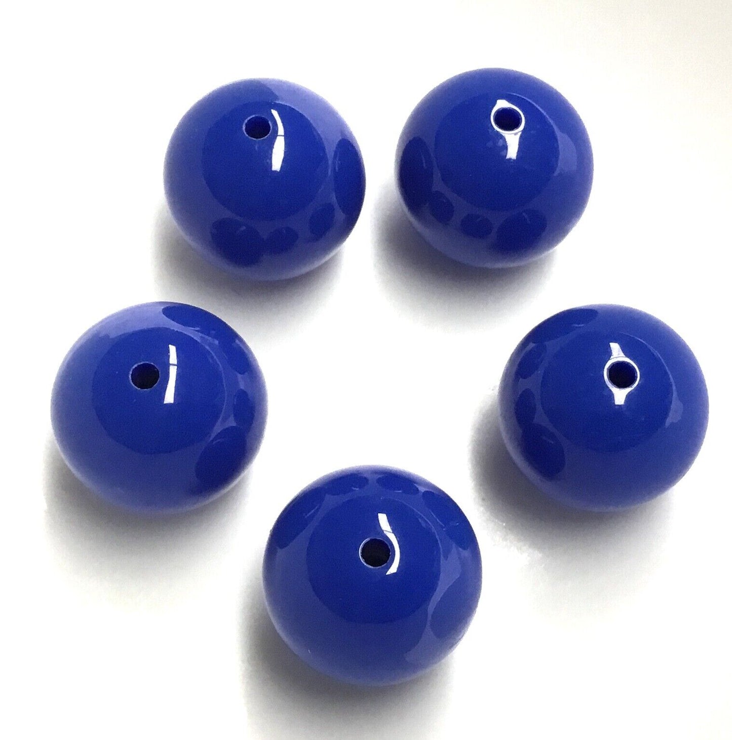 8 pcs Solid Chunky Large 20mm GumBall Candy Bubble Gum Acrylic Beads