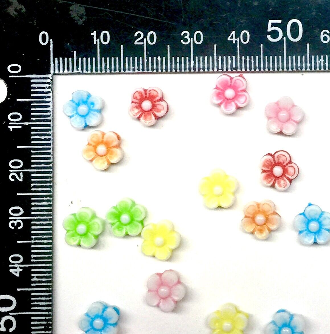 100 pcs Flowers and Butterfly Acrylic Charm and Beads - Pick Your Design