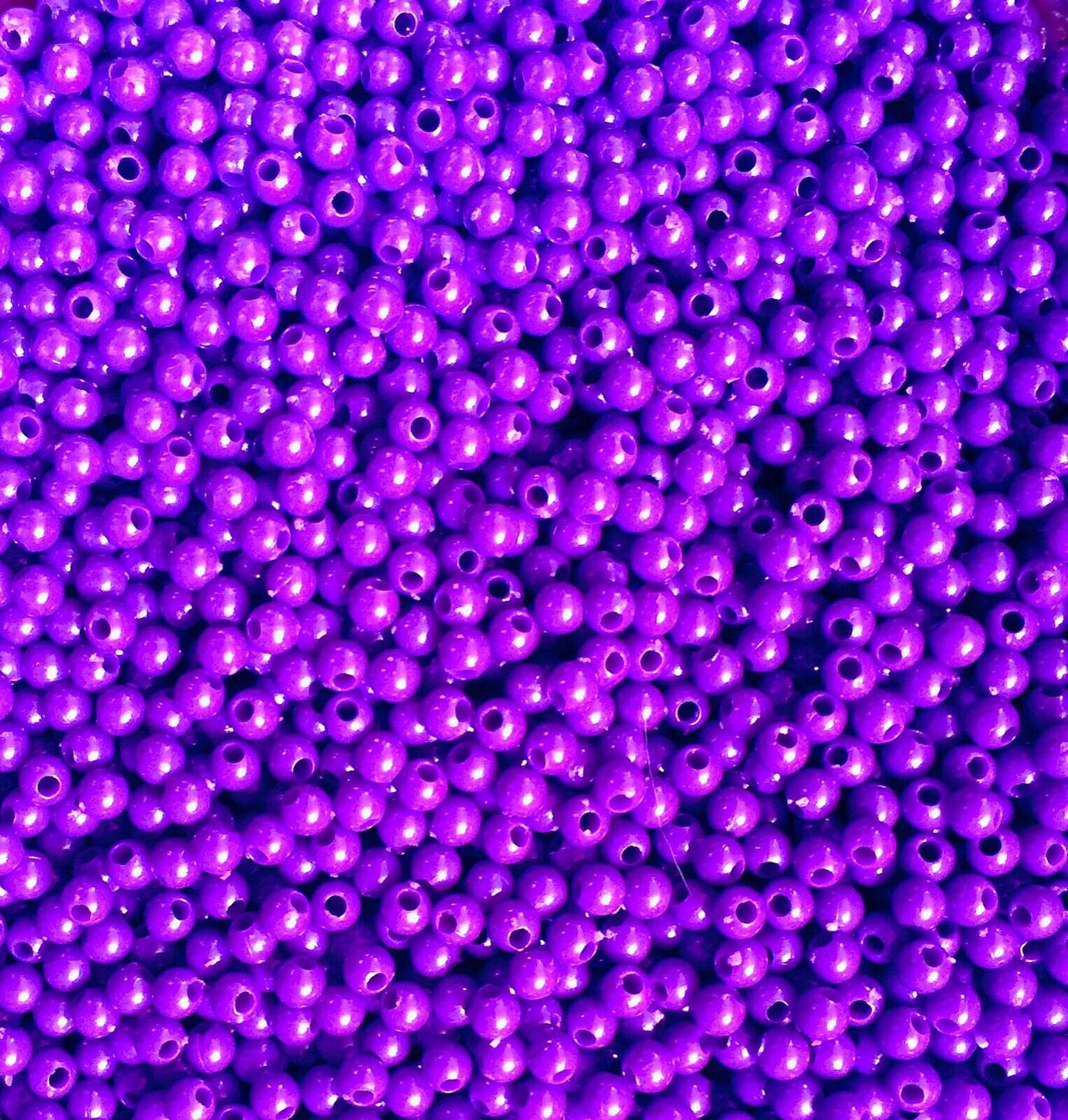 1000x Tiny 3mm Acrylic Candy Beads for Jewellery Making - Pick Your Colour