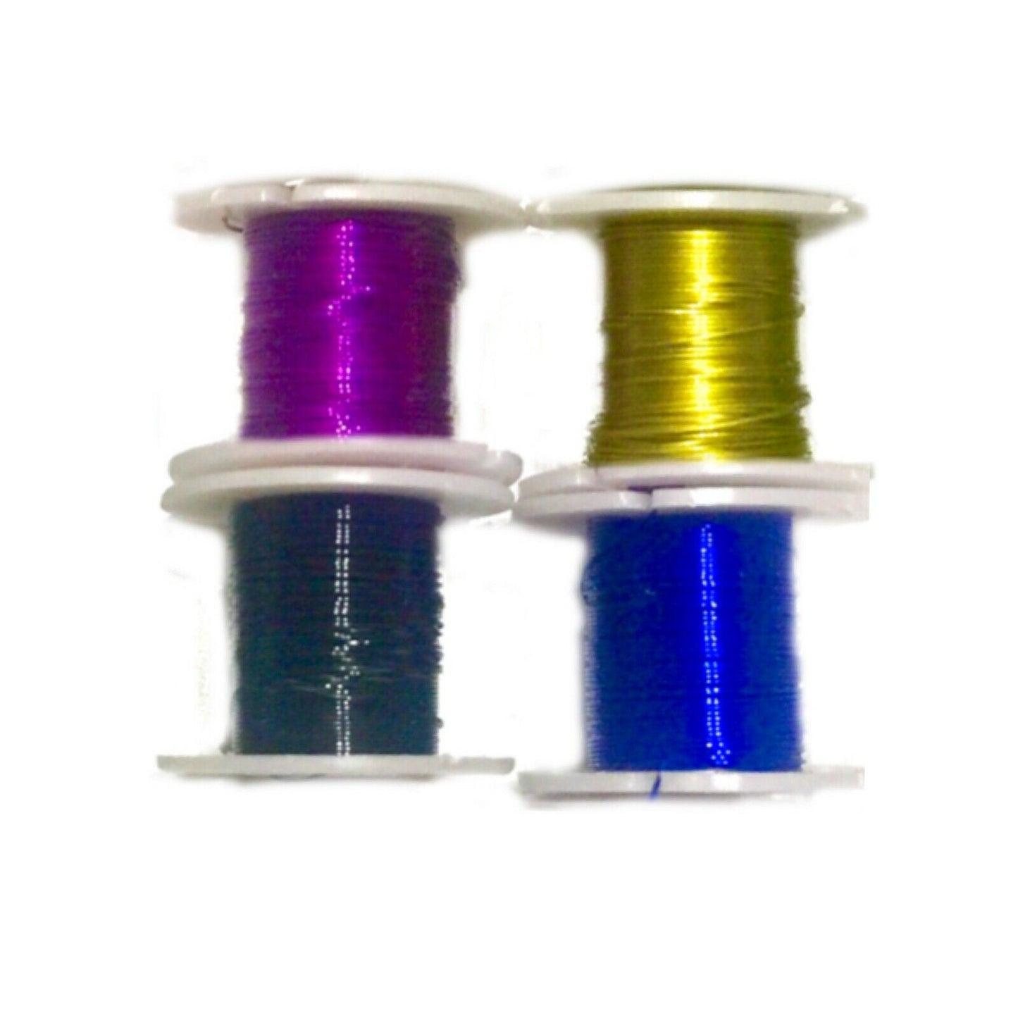 4x Mini Spools of 3M ea Multi Colour Craft Wire for Beading
