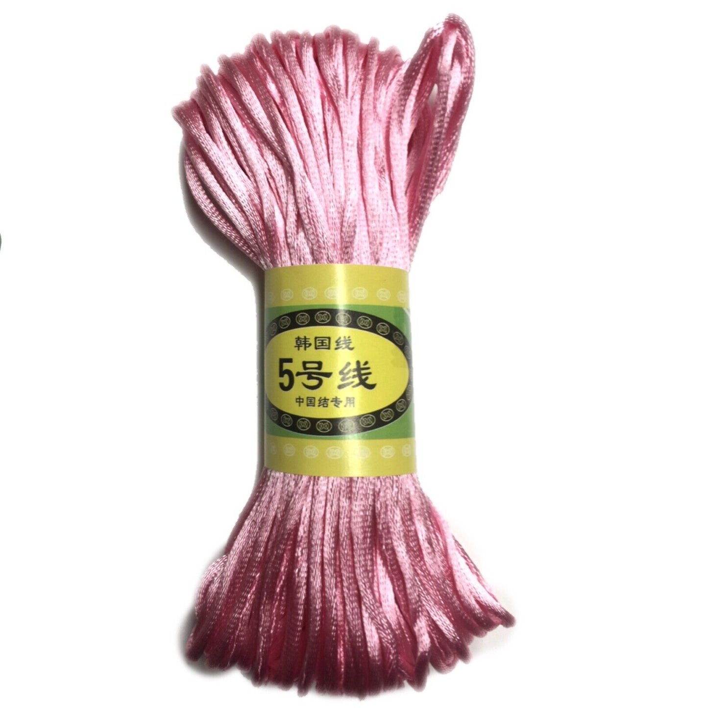 20x Yards Macrame 2.5mm Shamballa Polyester Satin Rattail Cord