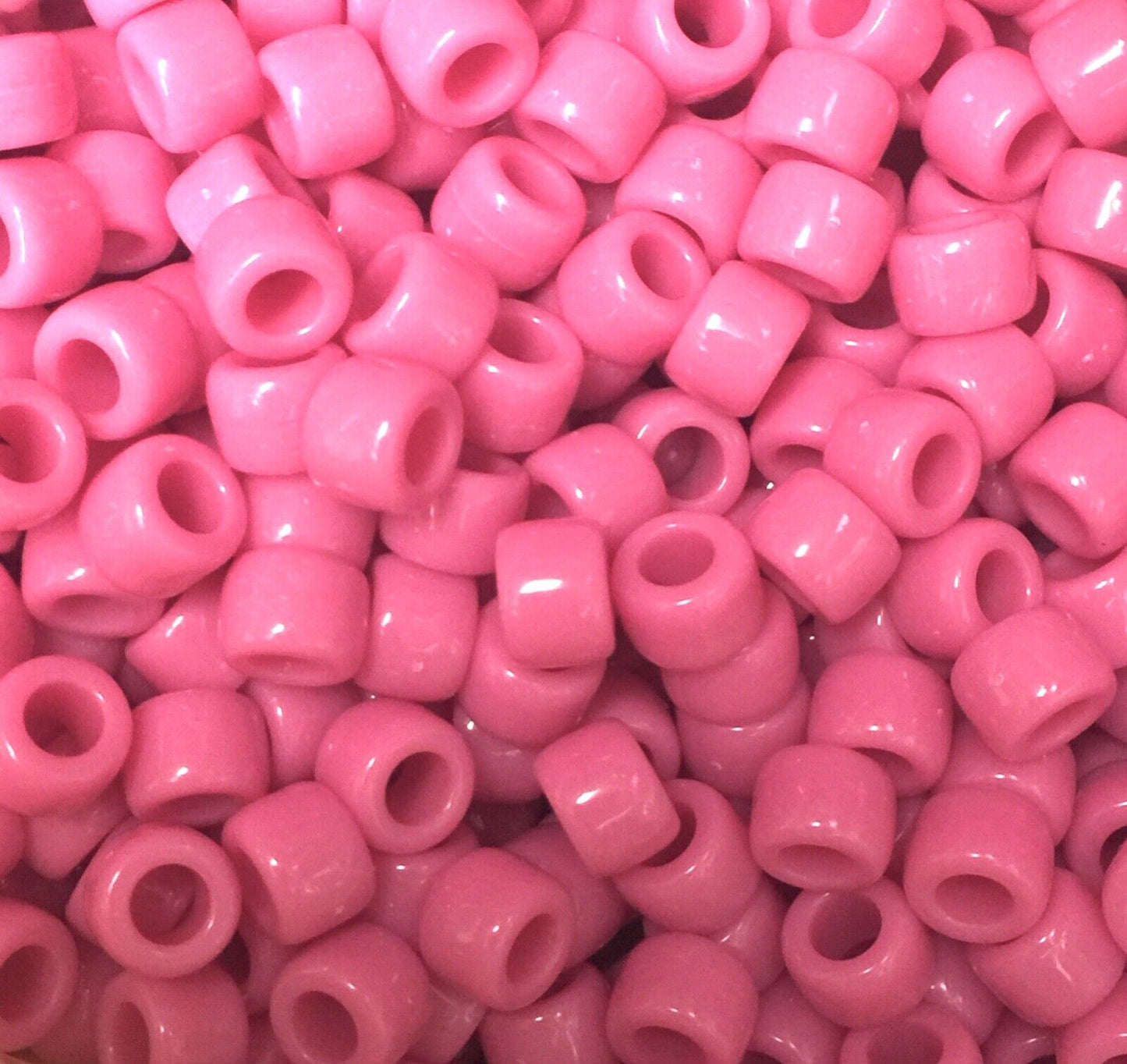 100x Smooth No Joint No Lines High Quality Pony Beads - Choose Your Colour