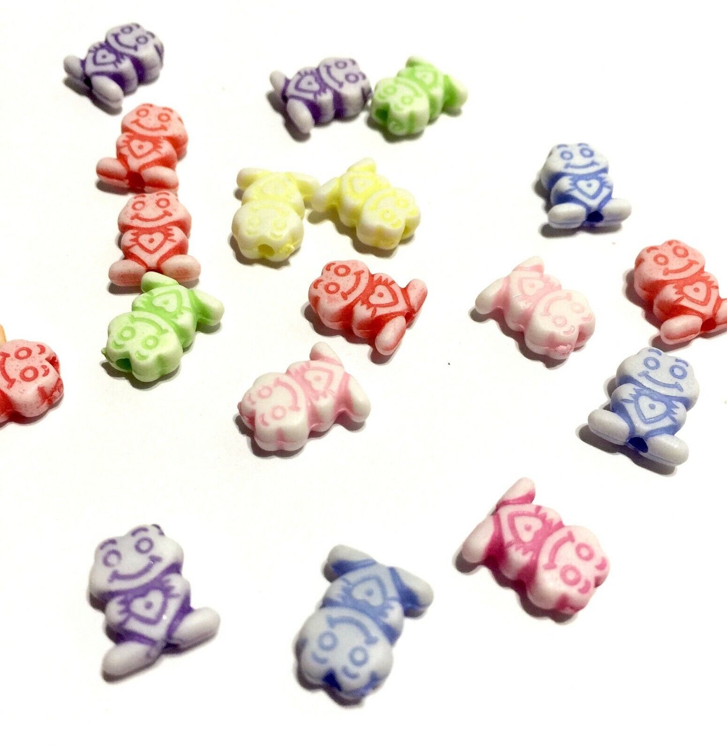 100 pcs Cute Creatures and Creations Spacer Beads - Pick Your Style