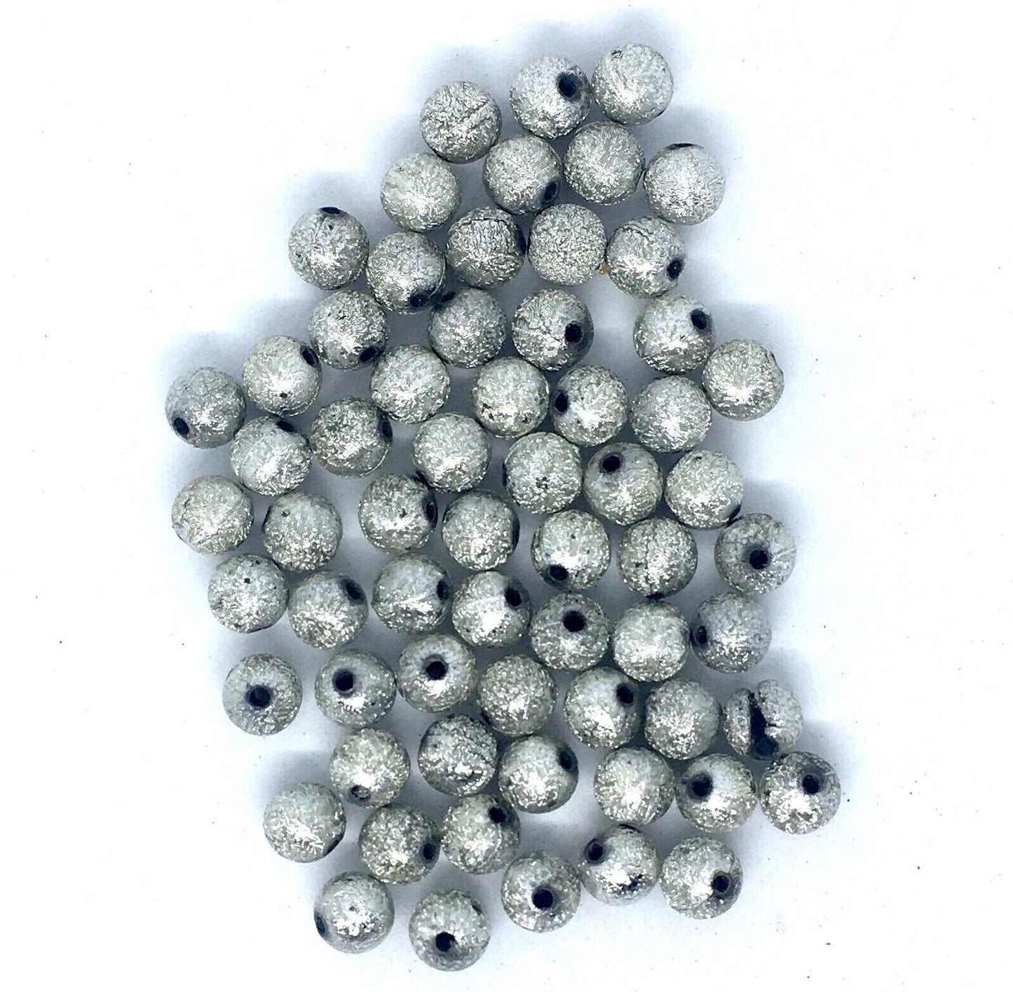 100x Antique Silver Gold Tibetan Style Acrylic Spacer Beads for Jewellery Making
