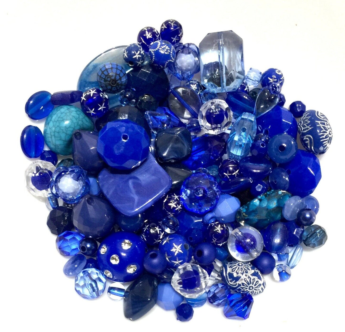 300x Theme Coloured Special Mix Design Mix Sizes Acrylic Beads - Pick Your Color