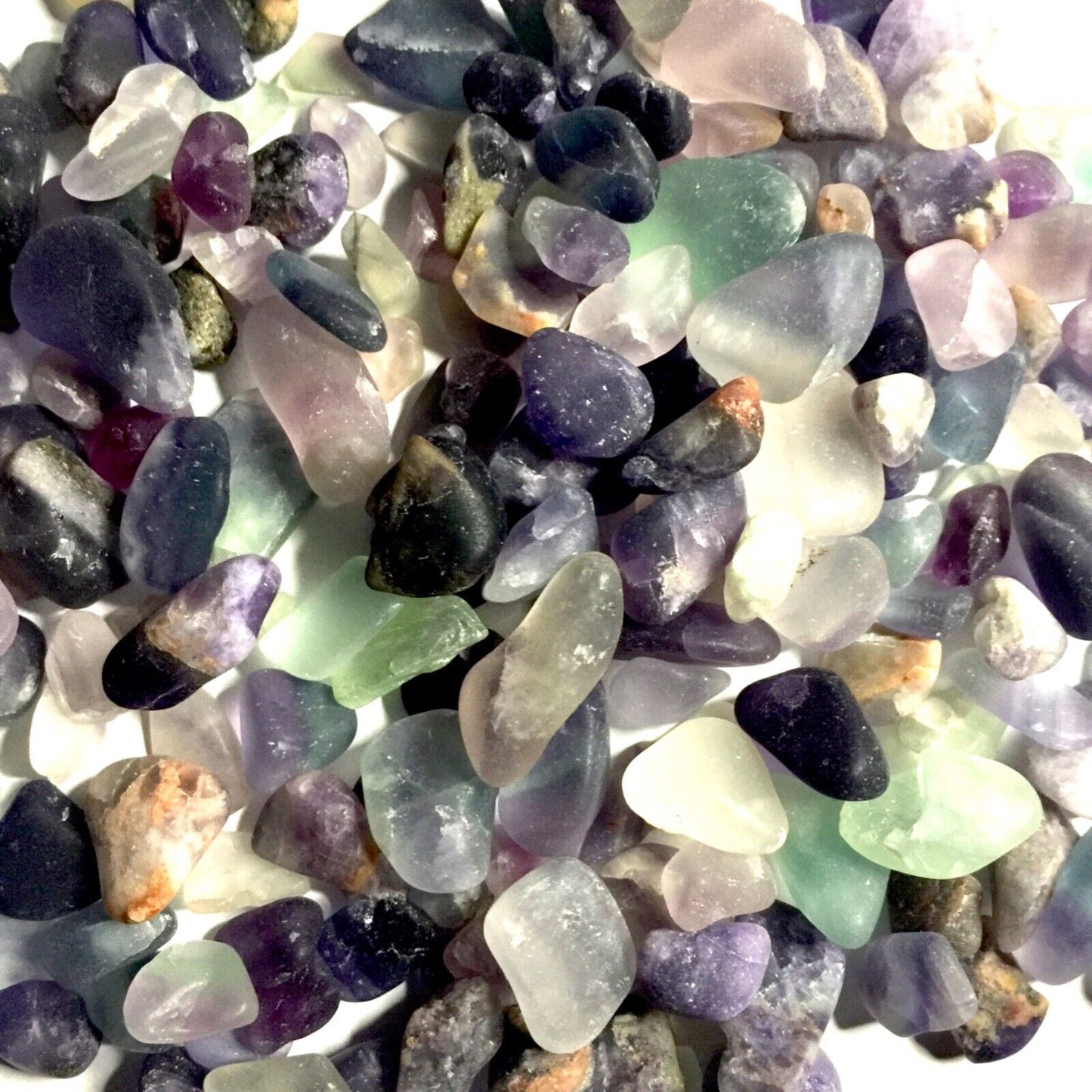 40g Natural Stone Gemstone Crystal 4mm-20mm Chips Nuggets No Holes