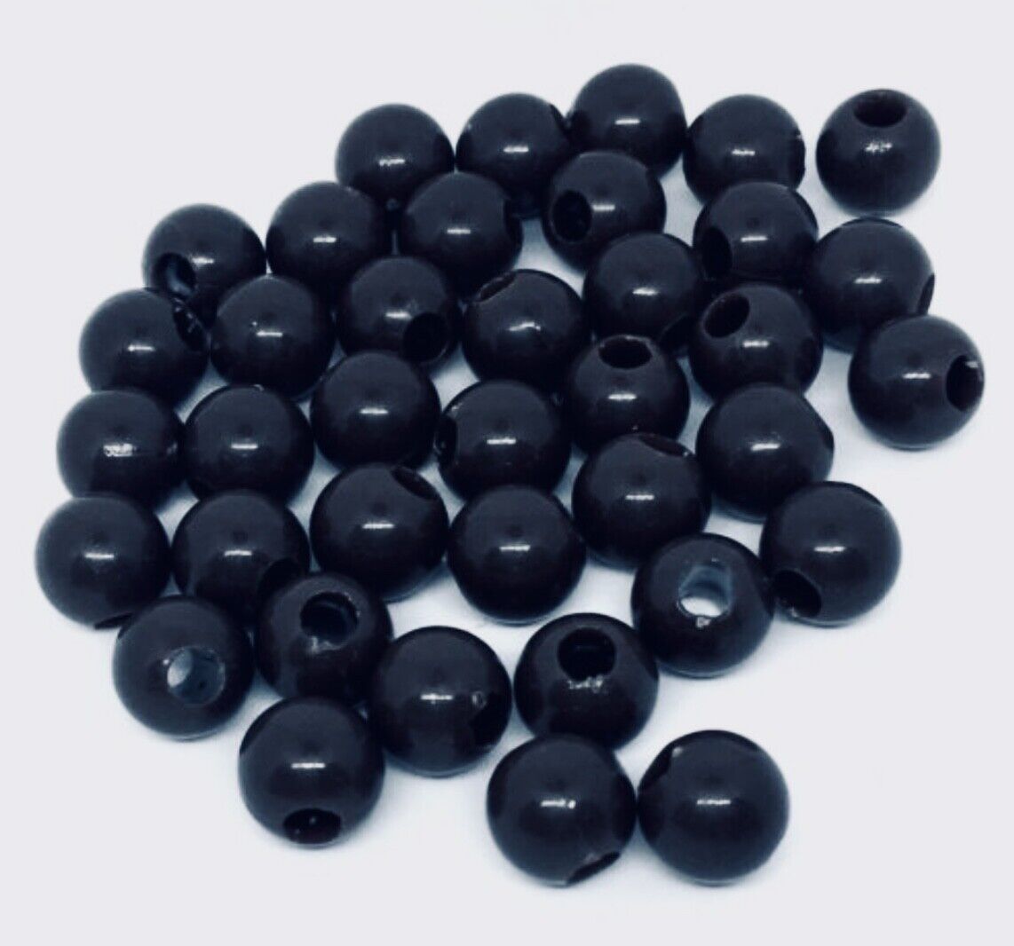 100x Large Hole 13mmx9mm Acrylic Beads - Choose your Colour