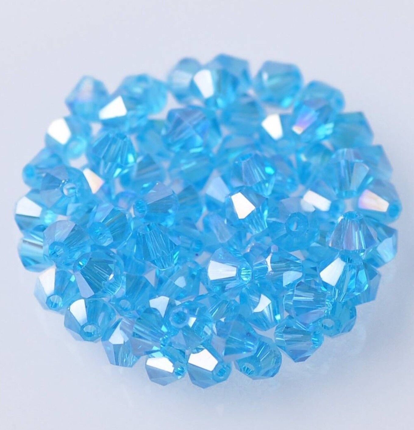 200x Bicone Crystal 4mm Beads RMAA - Choose Your Colour