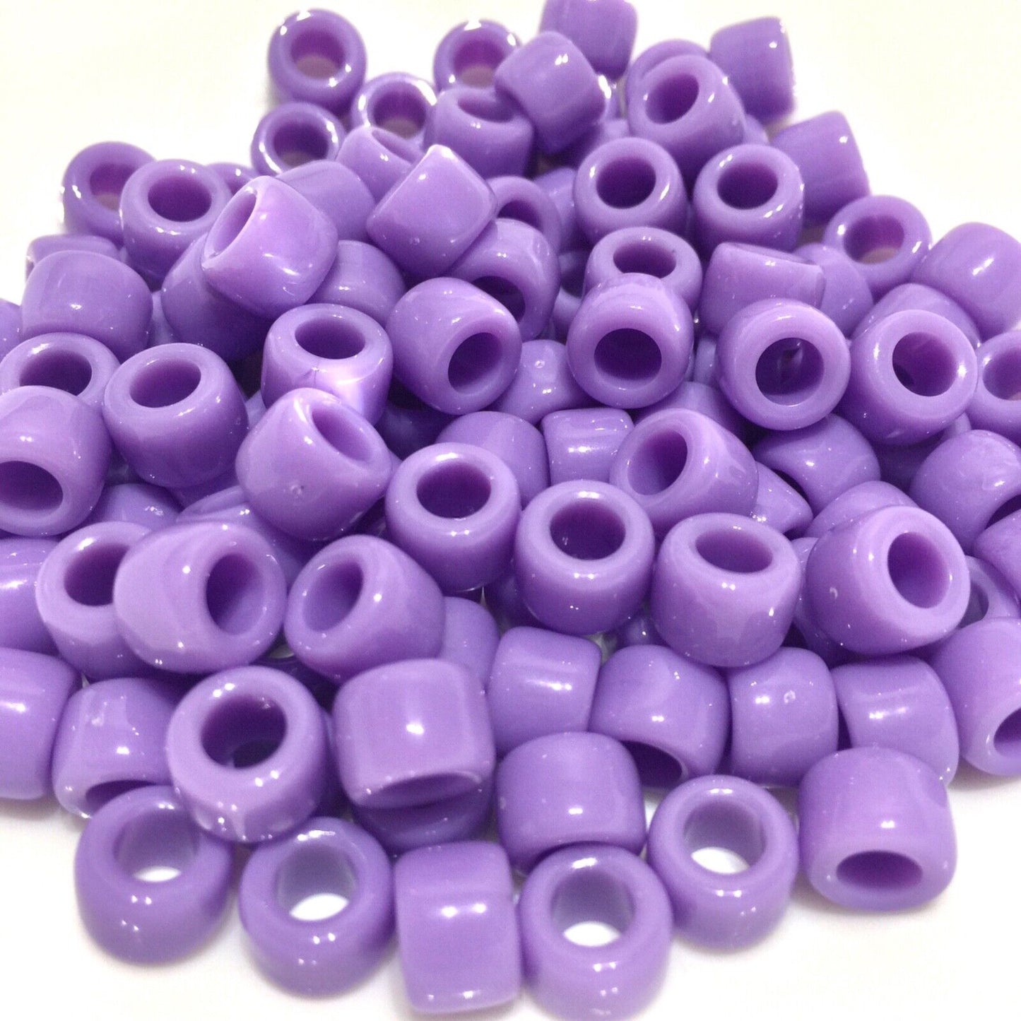 100x Smooth No Joint No Lines High Quality Pony Beads - Choose Your Colour
