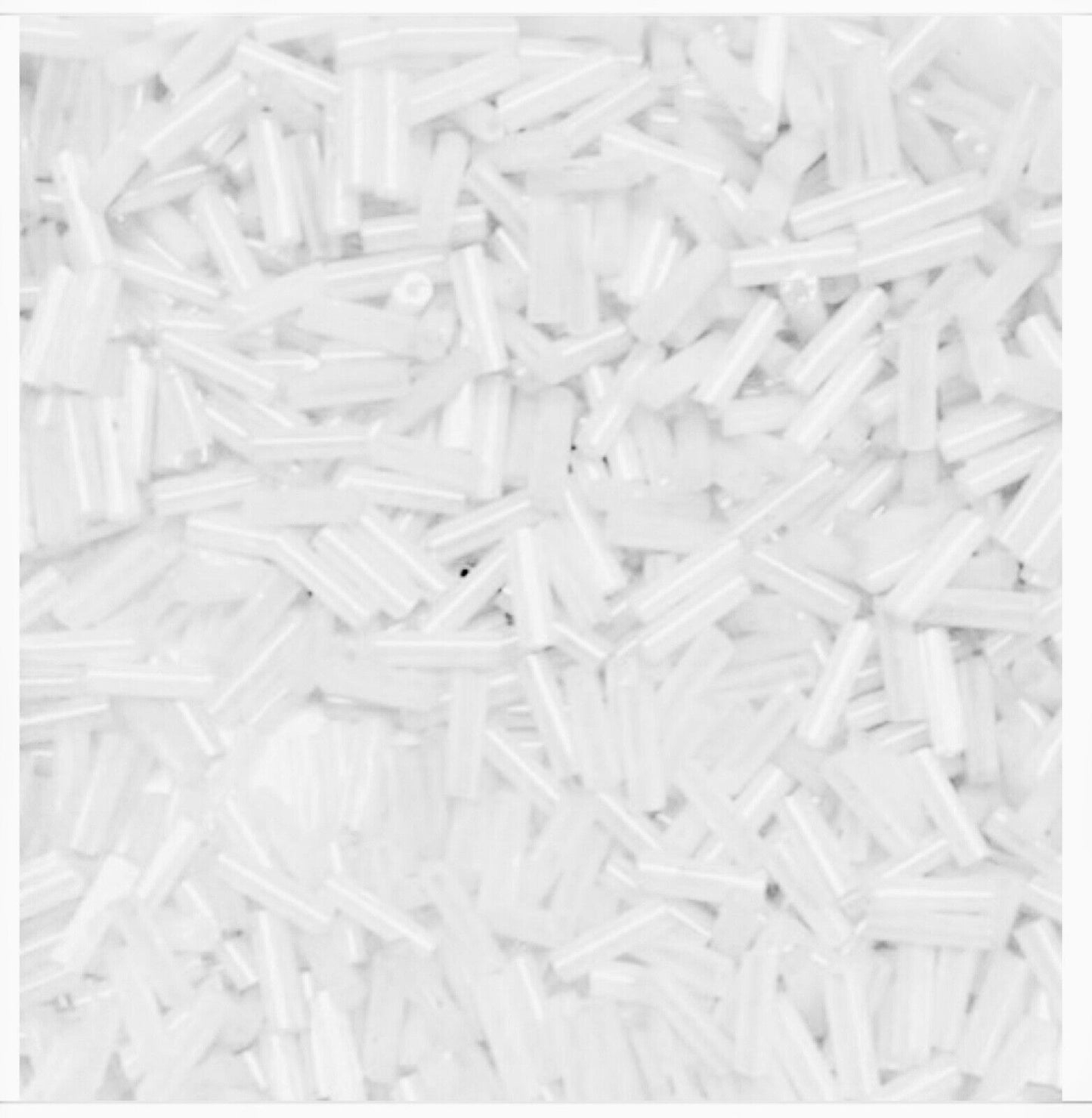 1400+ Bugle Glass Tube 6.5-7.5mm Seed Beads - Choose Your Colour