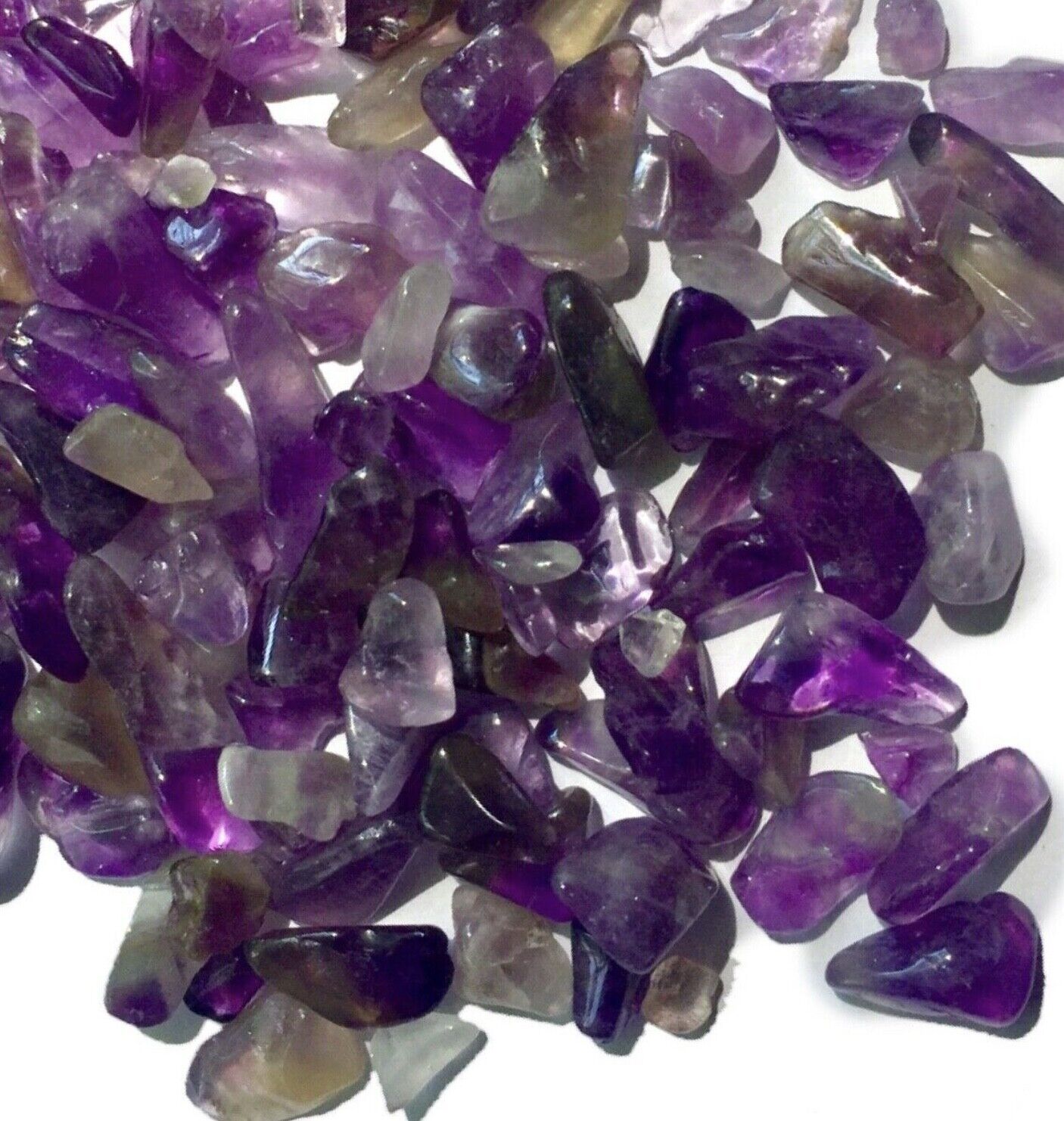 40g Natural Stone Gemstone Crystal 4mm-20mm Chips Nuggets No Holes