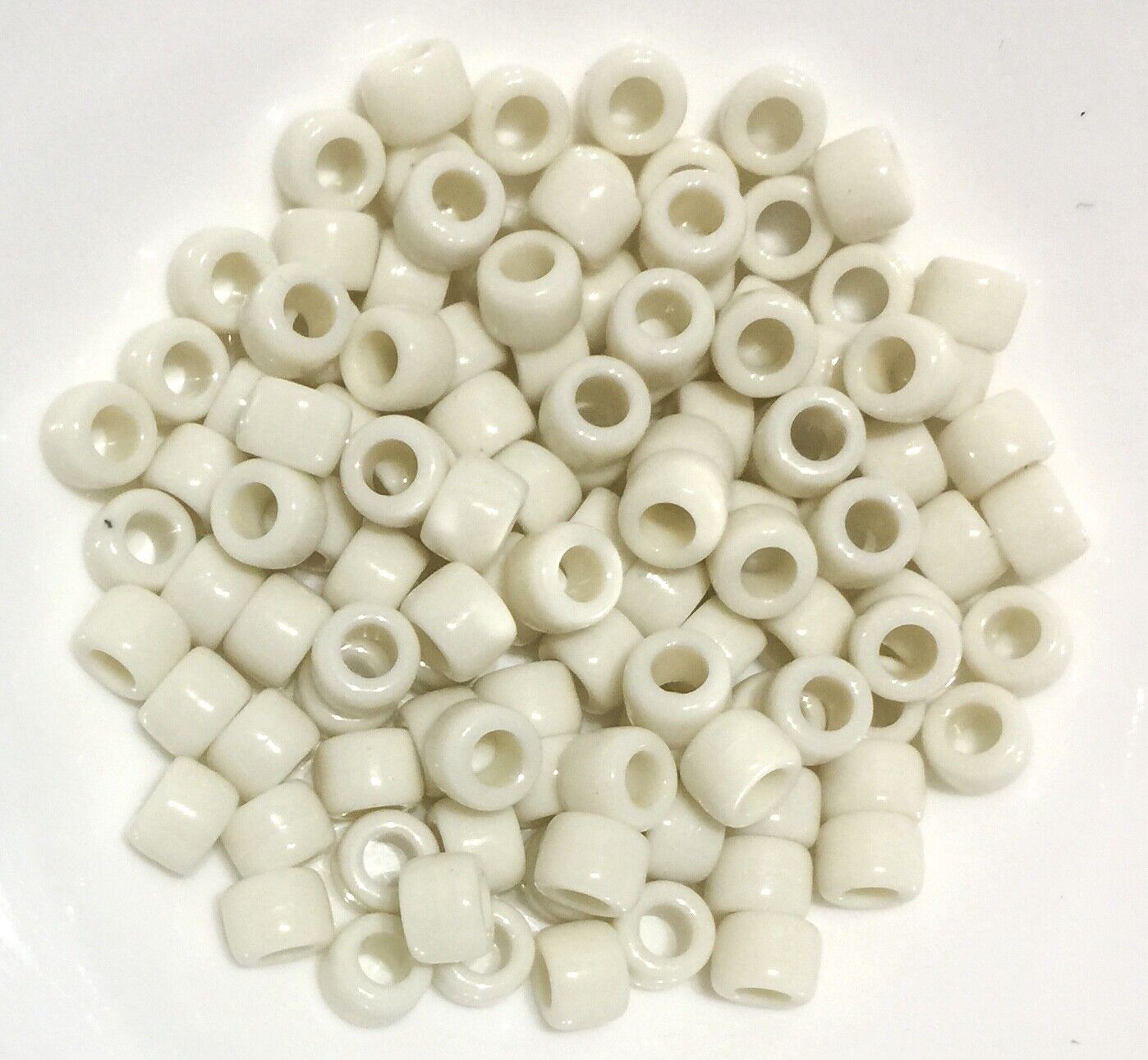 100x Smooth No Joint No Lines High Quality Pony Beads - Choose Your Colour