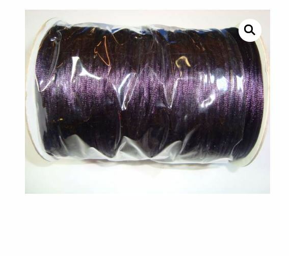 10x Yards Macrame Rattail 3mm Shamballa Cord - Pick your colour