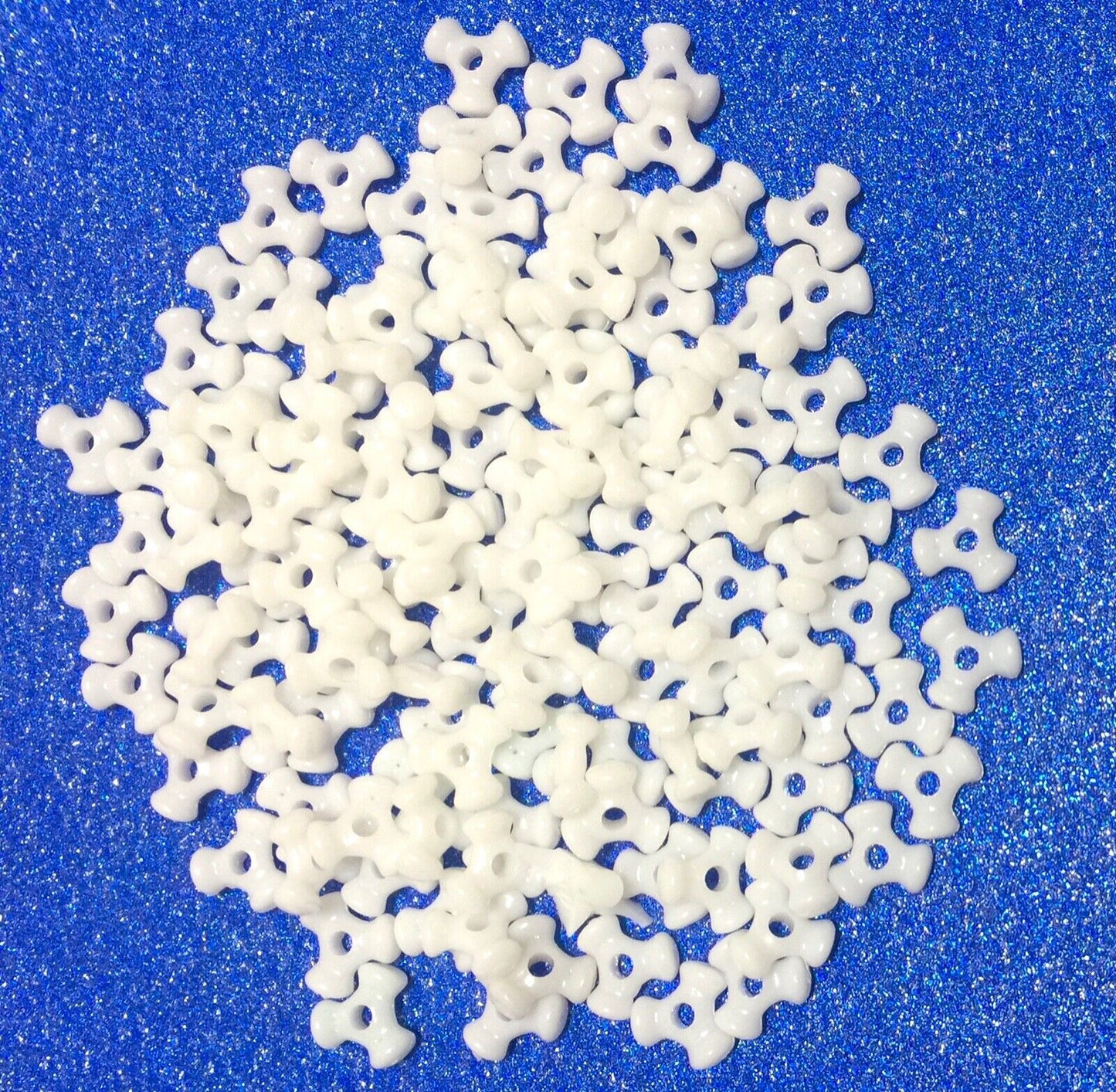 200x Mix Colour 10mm Tri-Beads for Jewellery Craft Making - Choose Your Colour