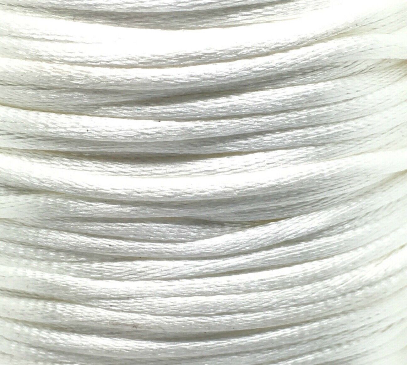 10x Yards Macrame Rattail 3mm Shamballa Cord - Pick your colour