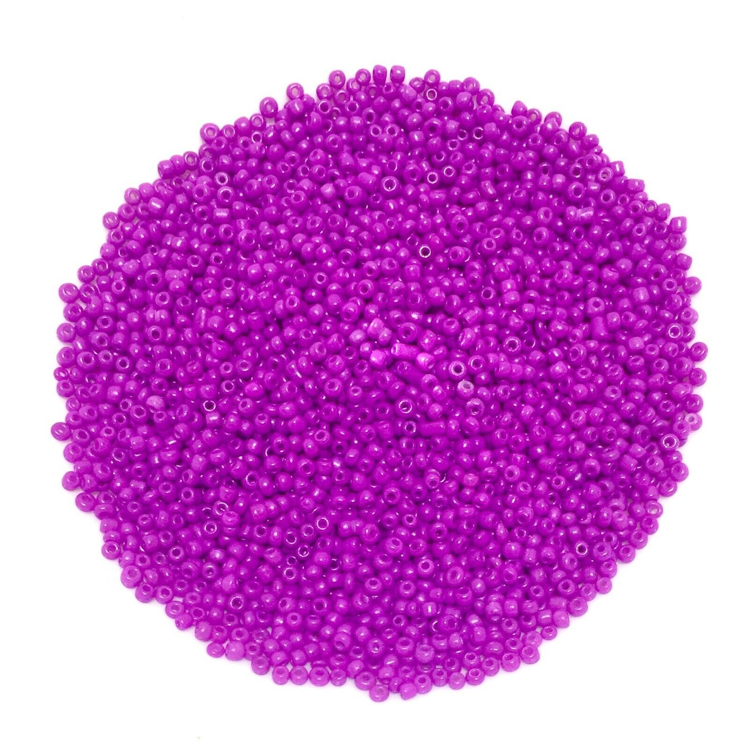 3000+ Glass 2mm Seed Beads Opaque - Pick your Colour