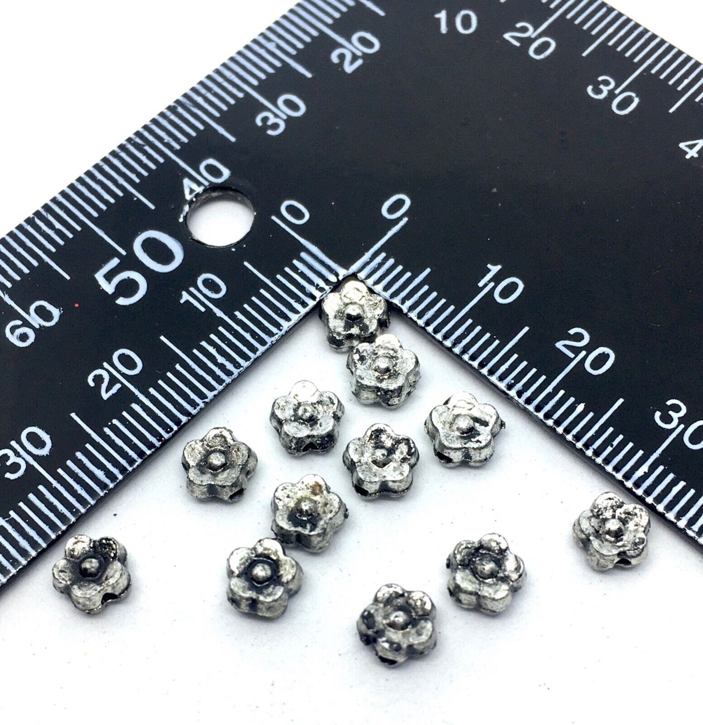 150x Antique Tibetan Style 5/6mm Acrylic Spacer Beads - Choose Your Design