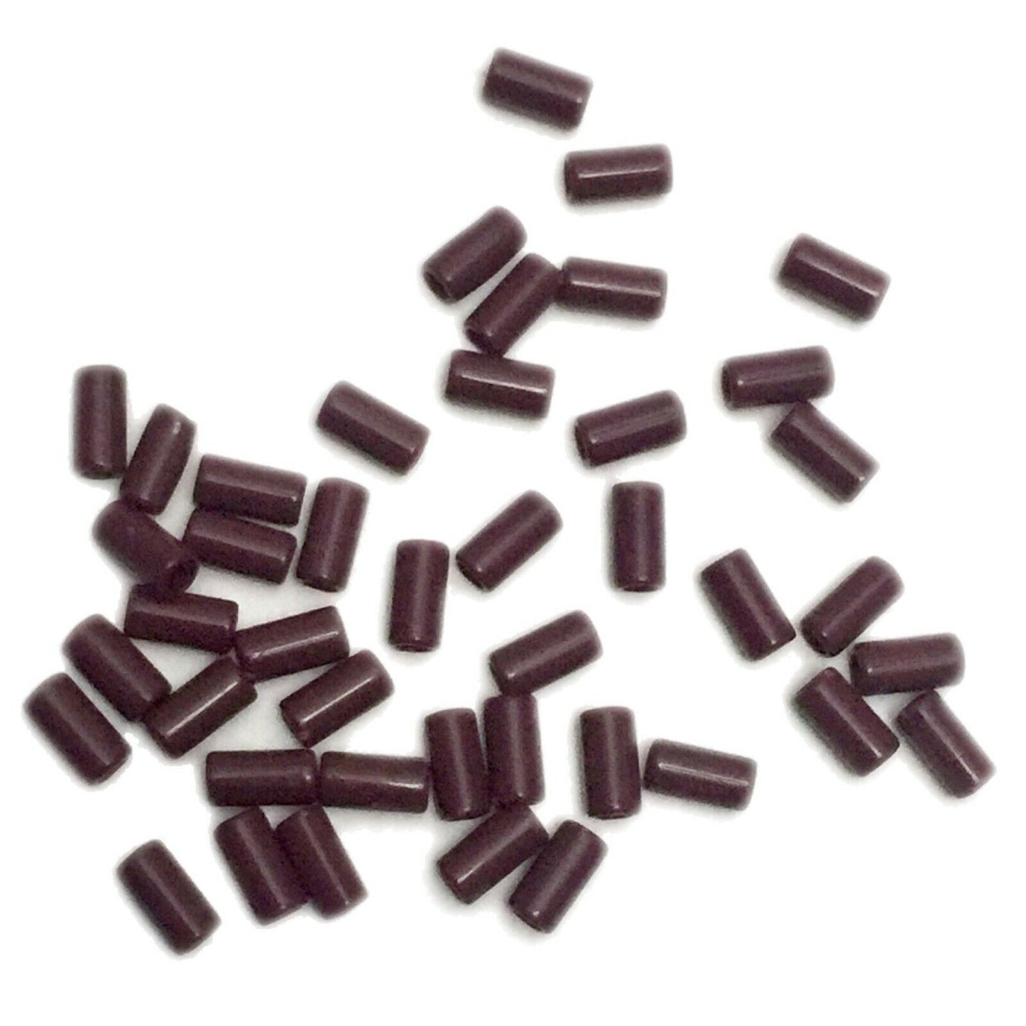 200x Acrylic Barrel Tube Beads 9mmx4mmm - Choose Your Colour