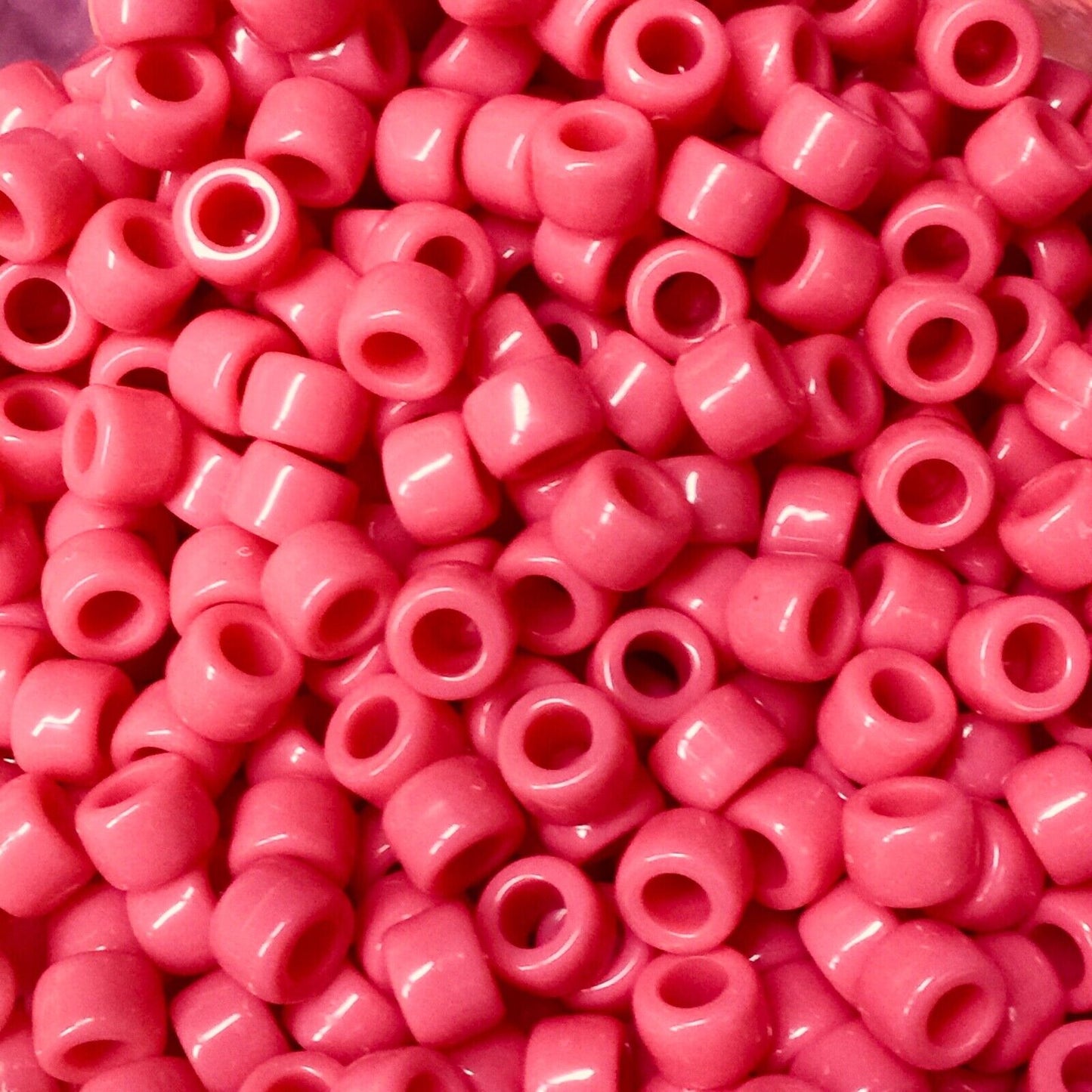 100x Smooth No Joint No Lines High Quality Pony Beads - Choose Your Colour