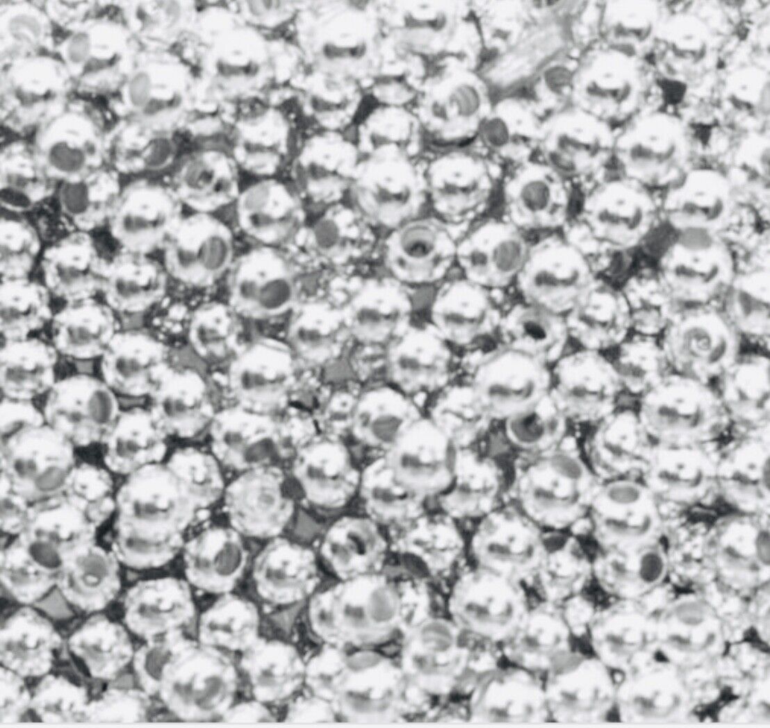 1000x Tiny 3mm Acrylic Faux Pearl Beads for Jewellery Making - Pick Your Colour