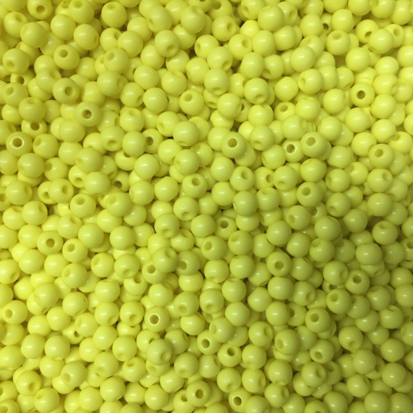 500x Solid Chunky Acrylic Small 4mm Ball Beads - Pick Your Colour
