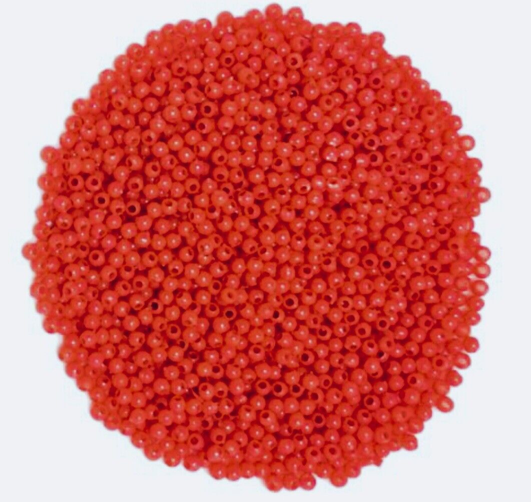 1000x Tiny 3mm Acrylic Candy Beads for Jewellery Making - Pick Your Colour