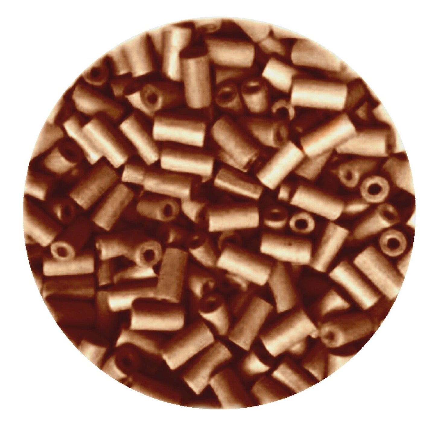 100x Wooden Tube Beads - Choose Your Colour