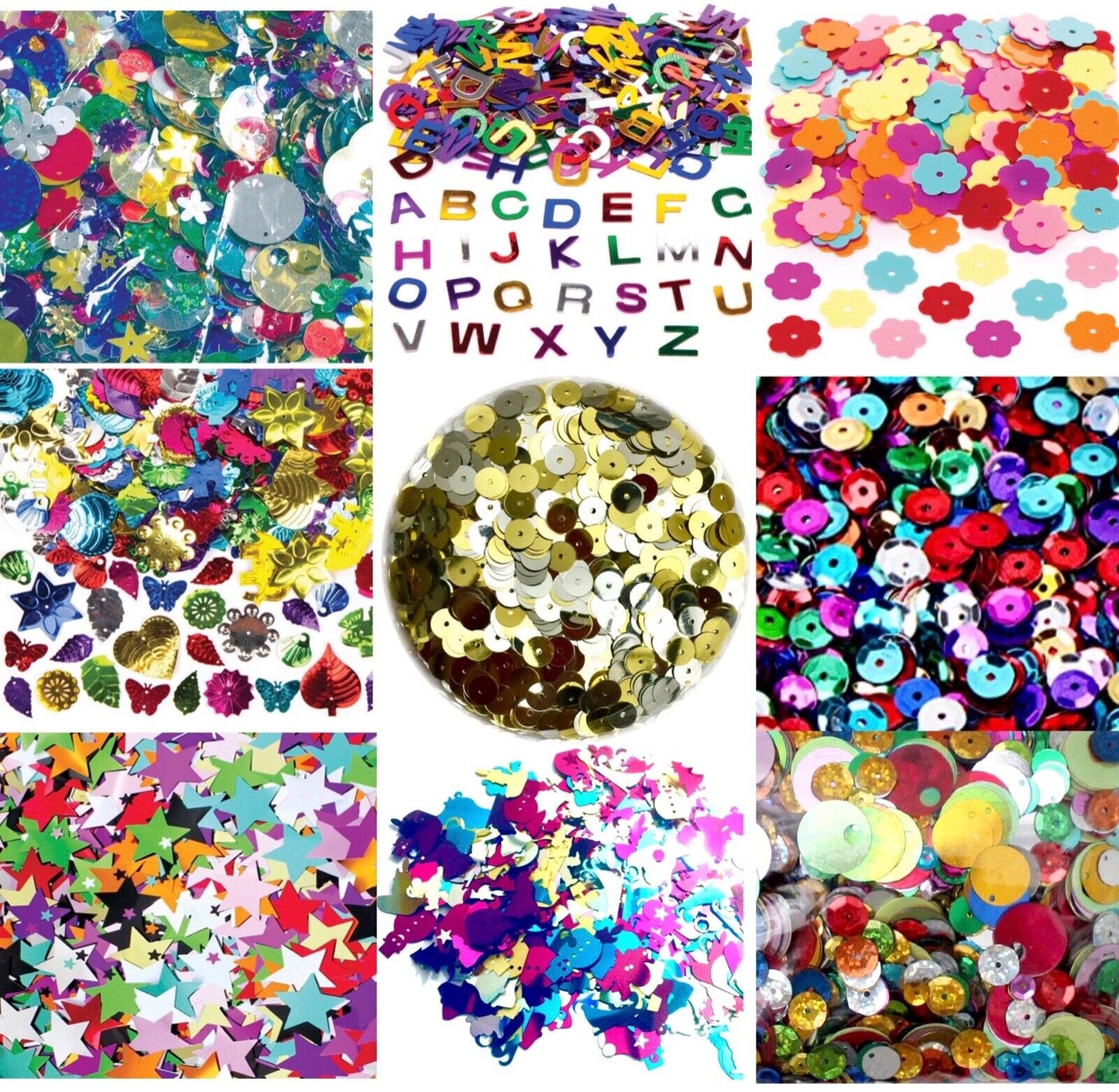 20g Assorted Colourful Sequin - Pick your Design