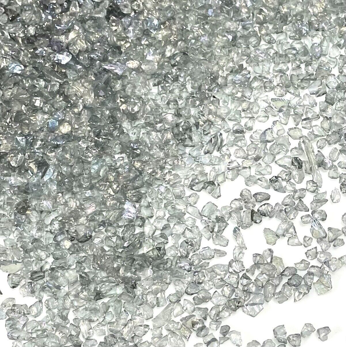 25g Crushed Electroplated Tiny Glass Rhinestone Chips for 3D Nail Art Decoration