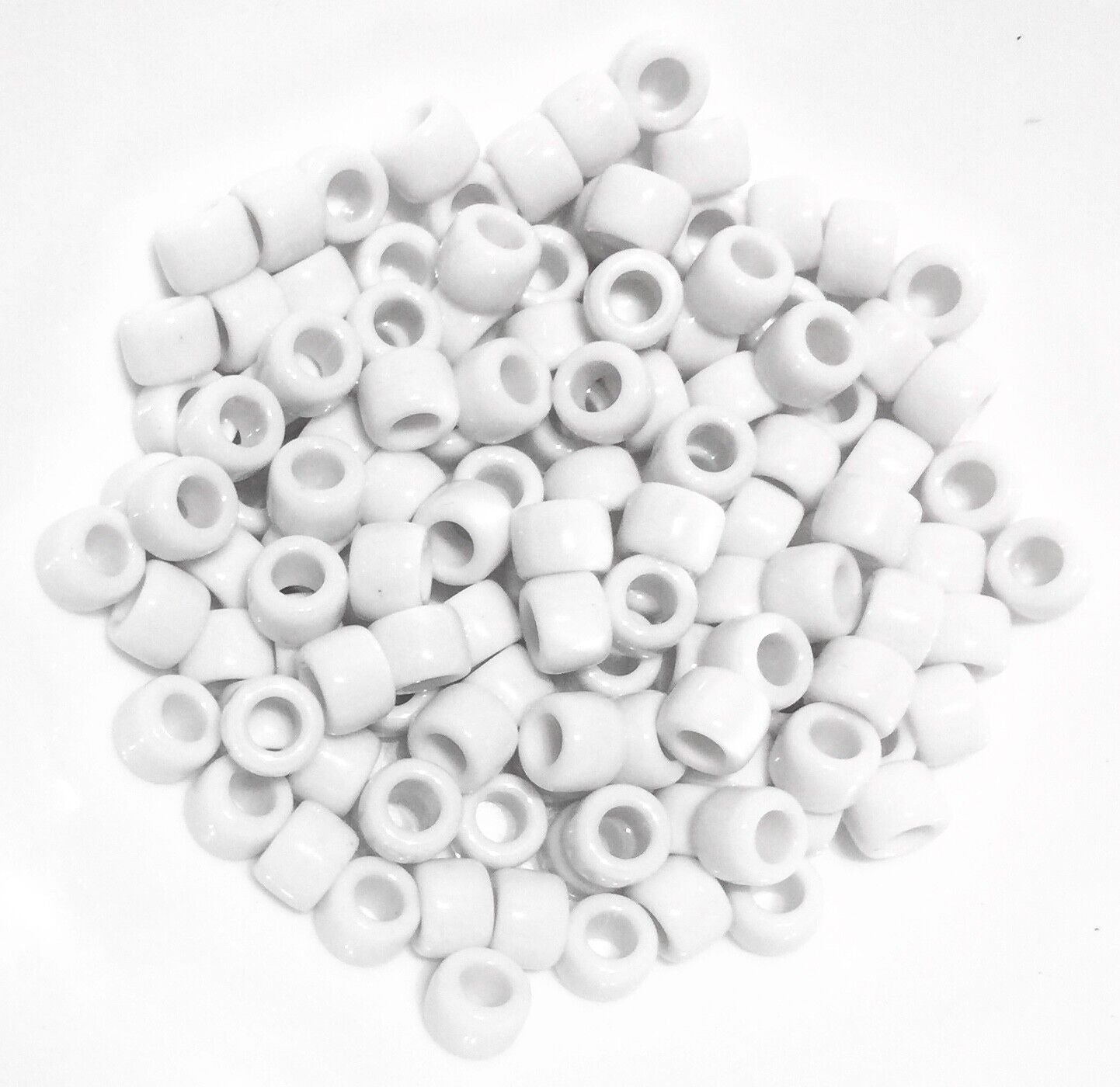 100x Smooth No Joint No Lines High Quality Pony Beads - Choose Your Colour