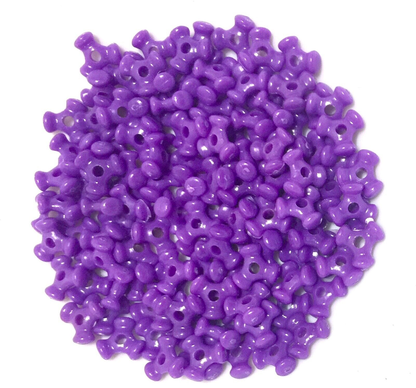 200x Mix Colour 10mm Tri-Beads for Jewellery Craft Making - Choose Your Colour