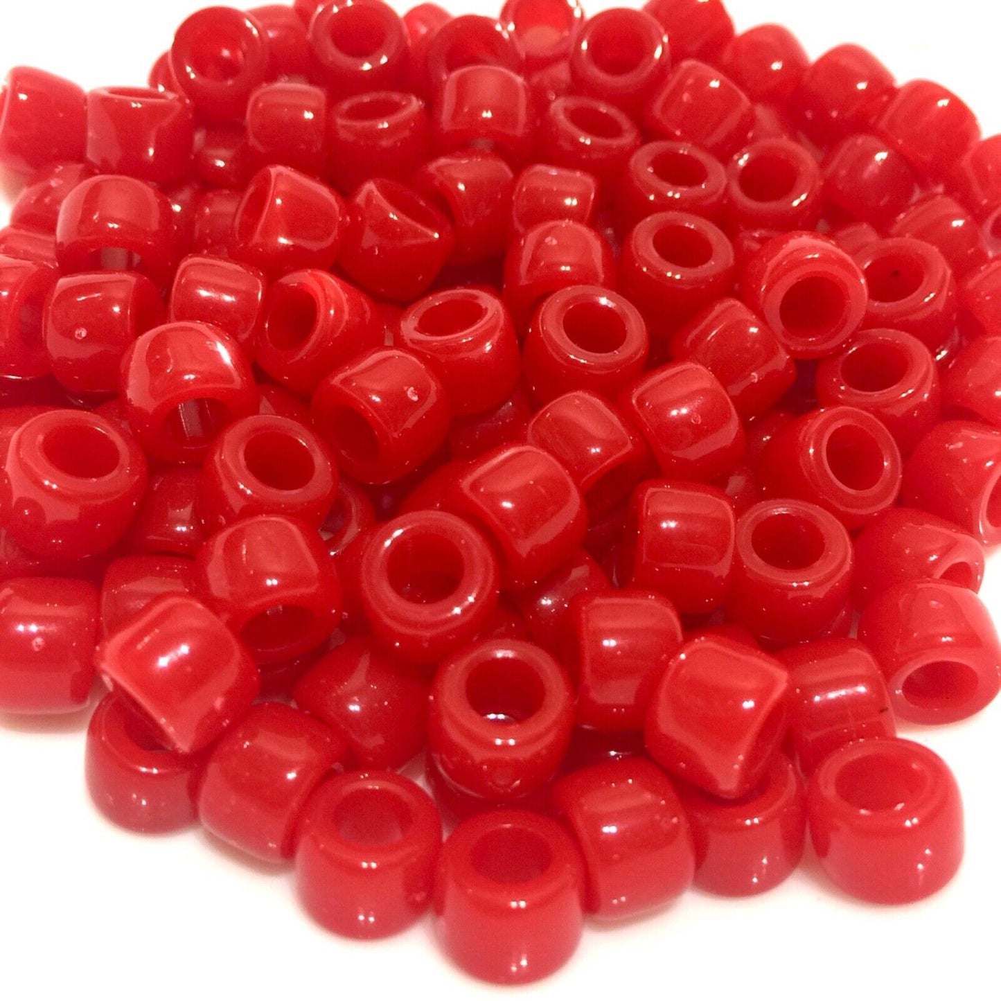 100x Smooth No Joint No Lines High Quality Pony Beads - Choose Your Colour