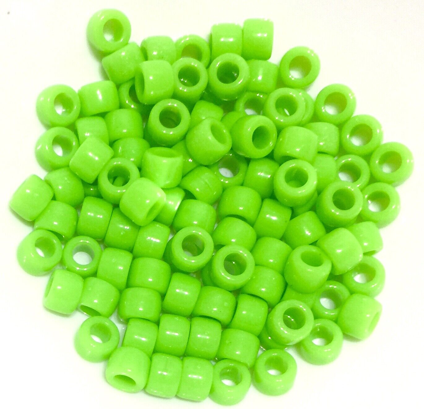 100x Smooth No Joint No Lines High Quality Pony Beads - Choose Your Colour