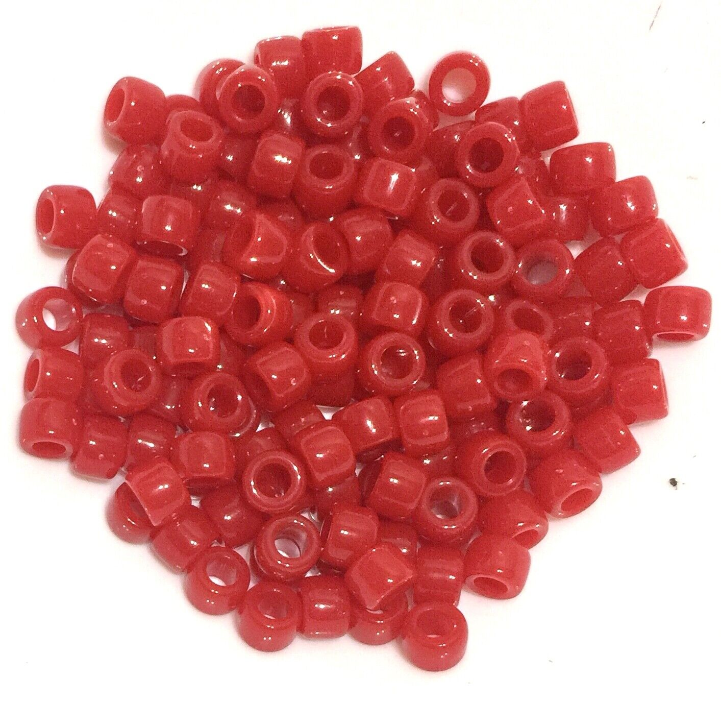 100x Smooth No Joint No Lines High Quality Pony Beads - Choose Your Colour
